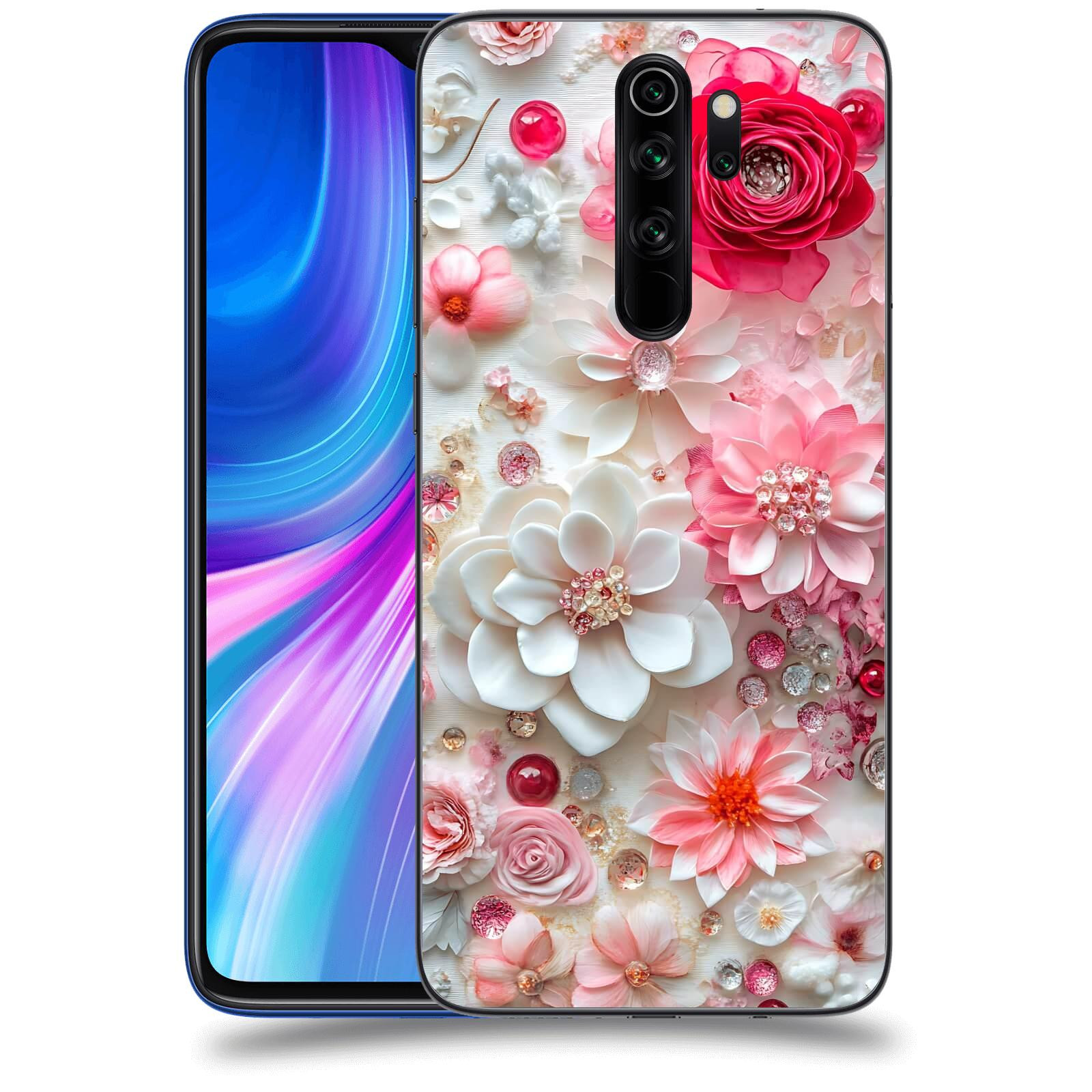 ACOVER Kryt na mobil Xiaomi Redmi Note 8 Pro - Květinový luxus