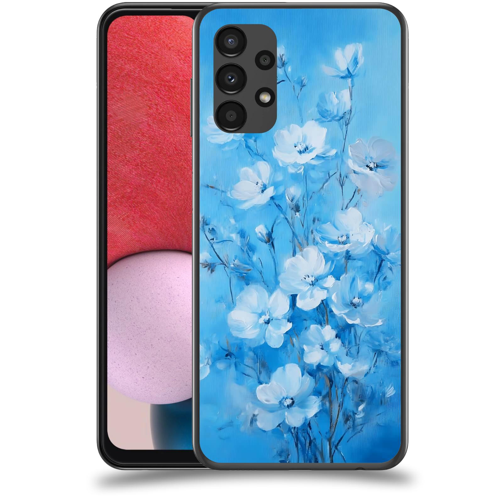 ACOVER Kryt na mobil Samsung Galaxy A13 4G A135 - Modrá ilustrace
