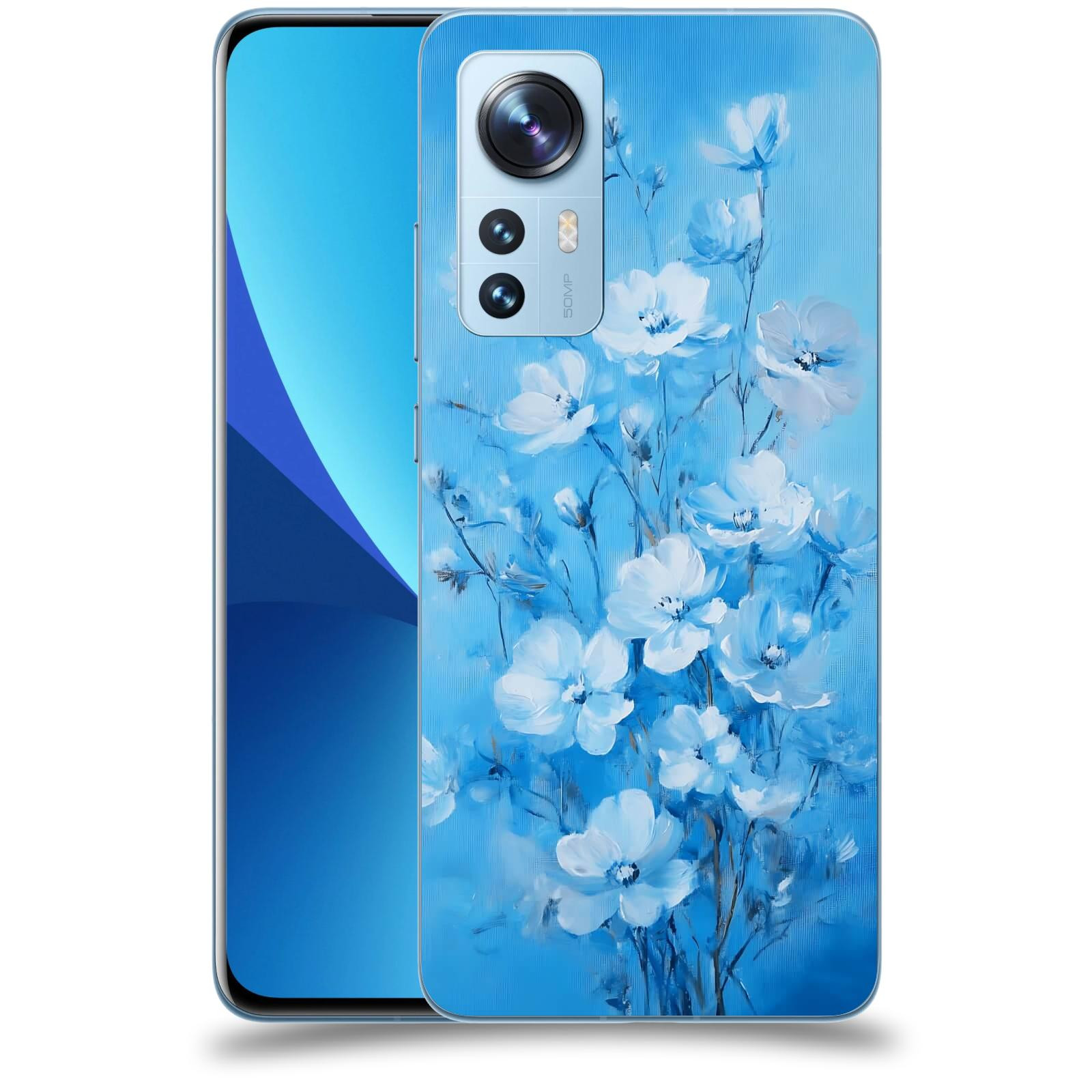 ACOVER Kryt na mobil Xiaomi 12X - Modrá ilustrace