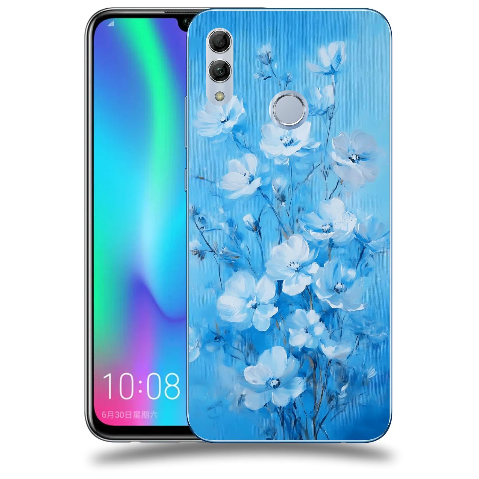 ACOVER Kryt na mobil Honor 10 Lite - Modrá ilustrace