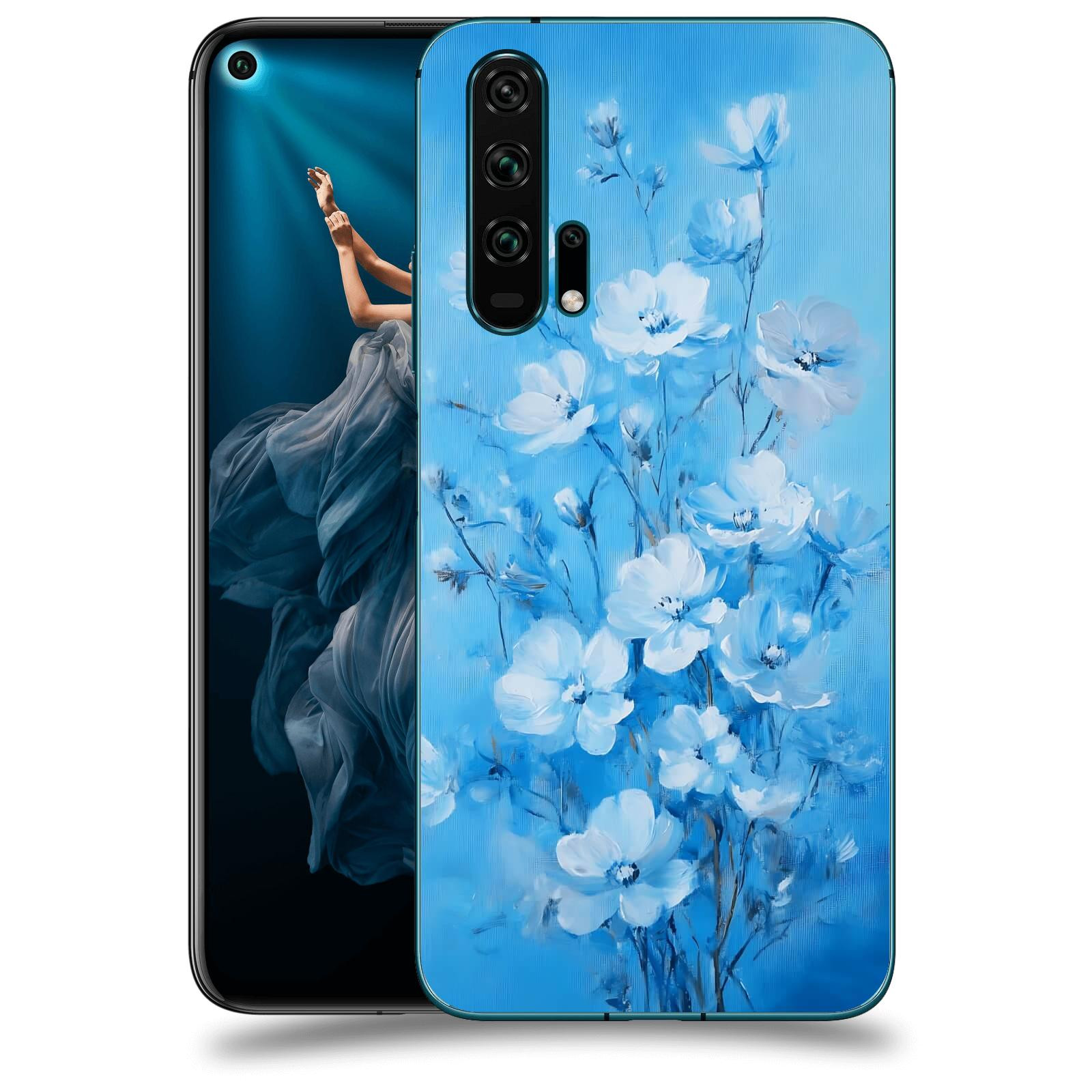 ACOVER Kryt na mobil Honor 20 Pro - Modrá ilustrace