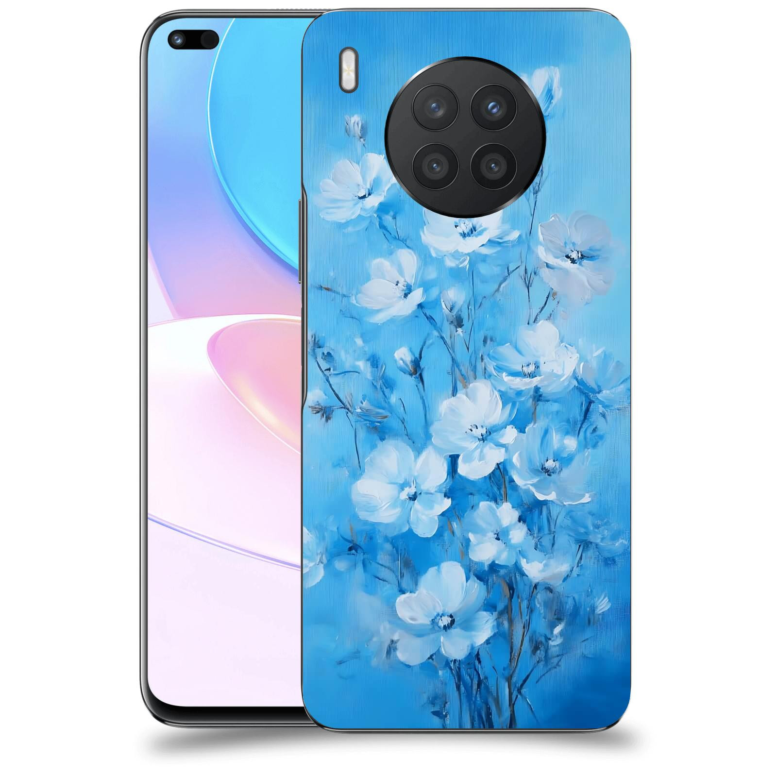 ACOVER Kryt na mobil Honor 50 Lite - Modrá ilustrace