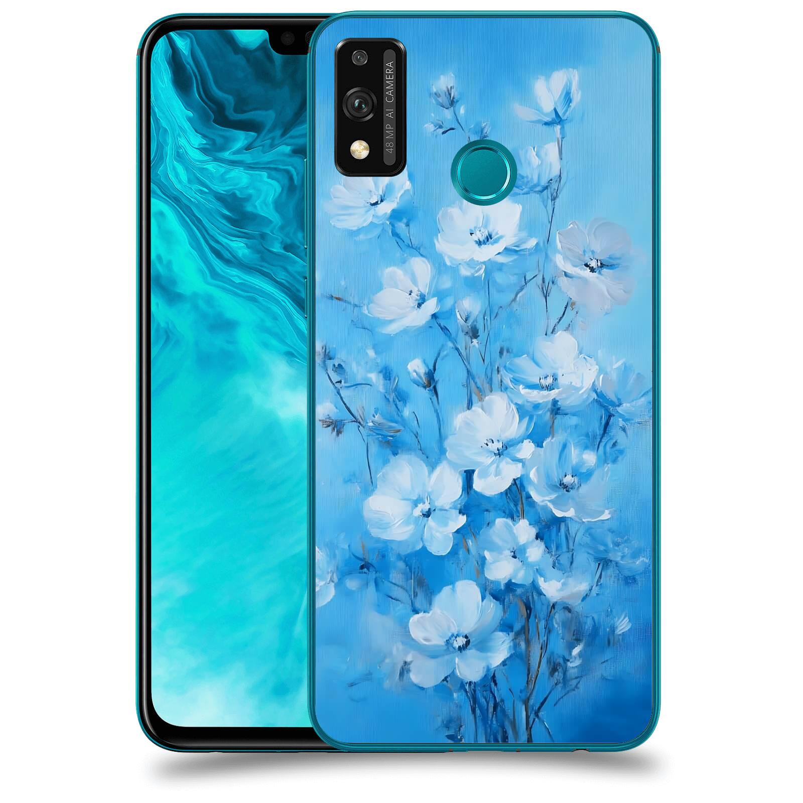 ACOVER Kryt na mobil Honor 9X Lite - Modrá ilustrace