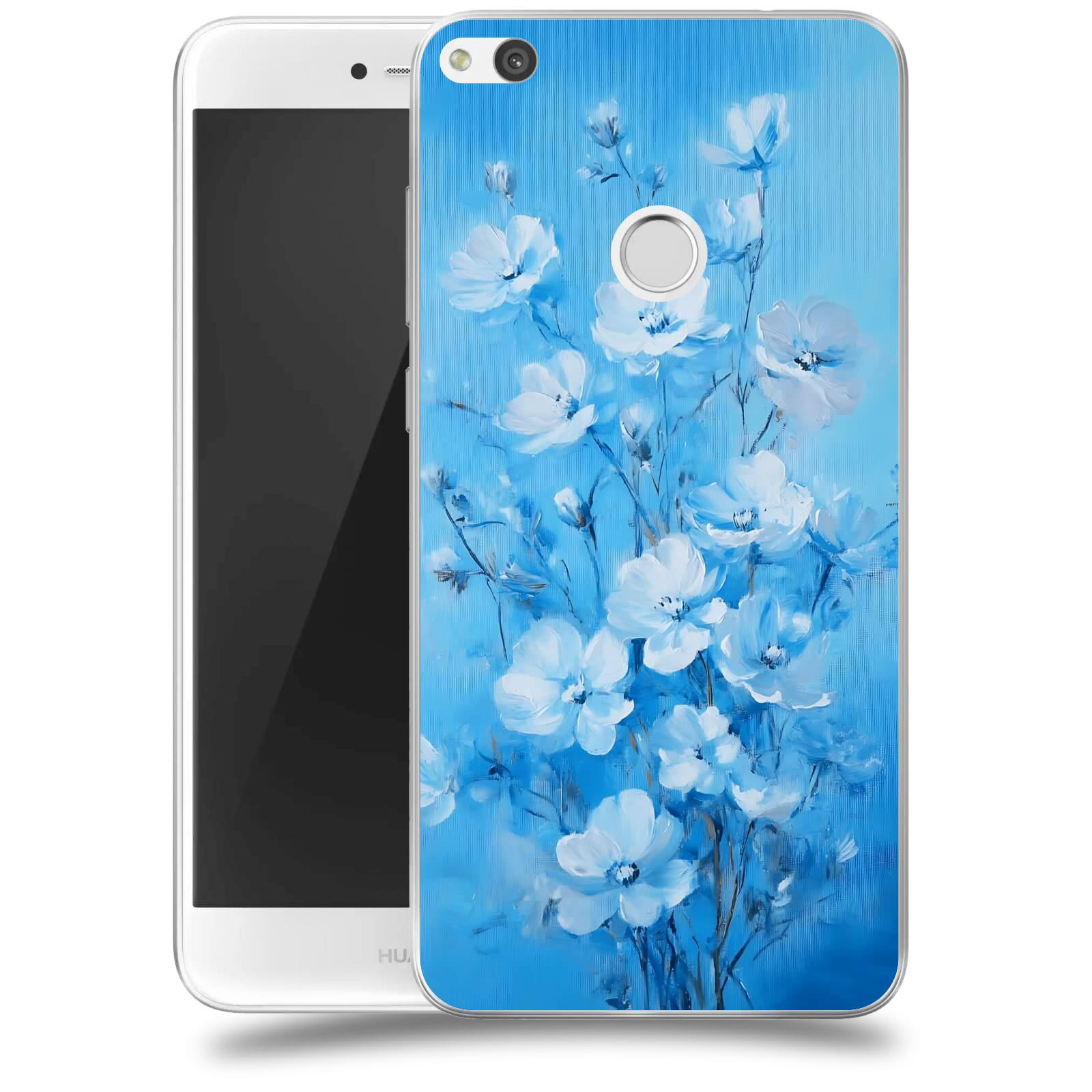 ACOVER Kryt na mobil Huawei P9 Lite 2017 - Modrá ilustrace