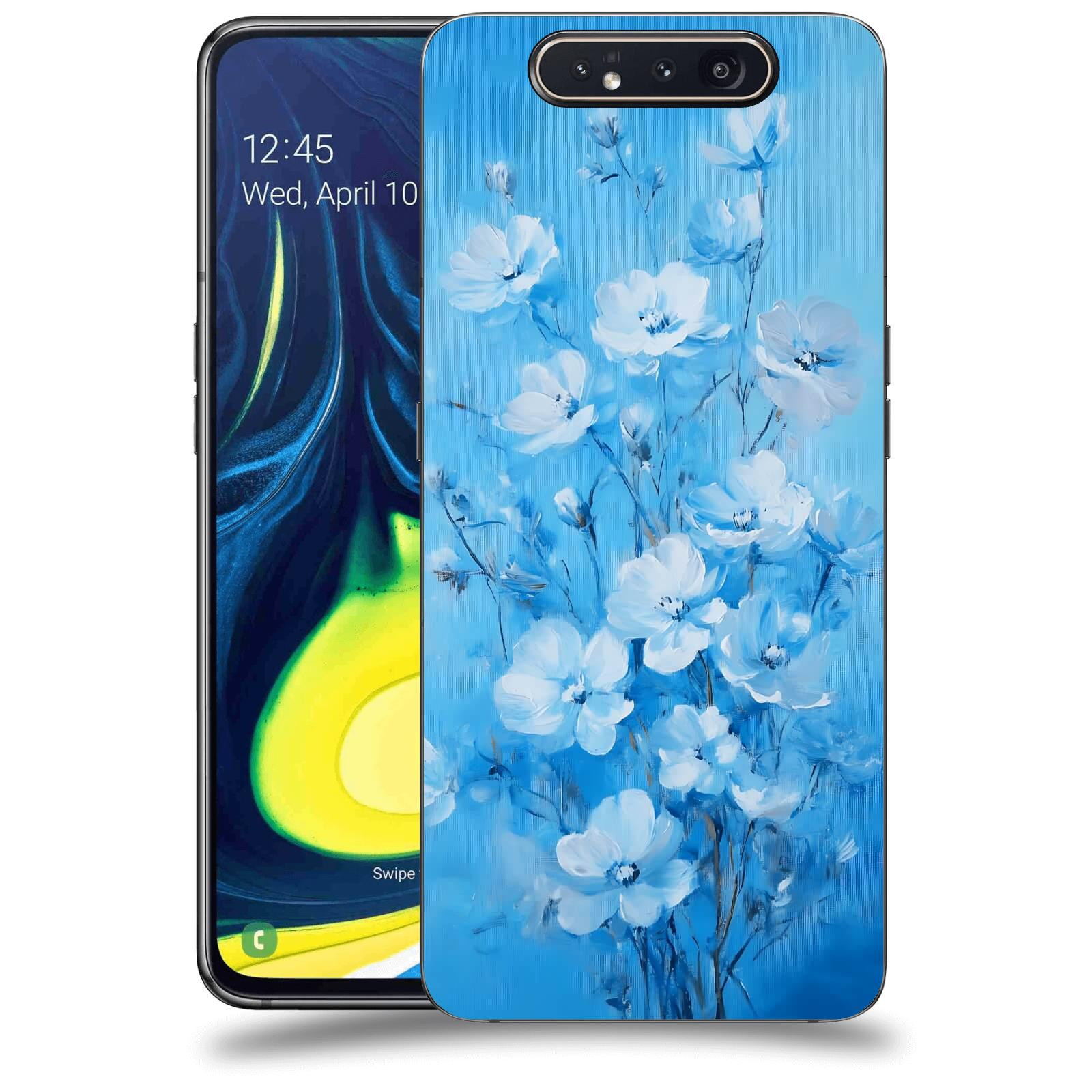 ACOVER Kryt na mobil Samsung Galaxy A80 A805F - Modrá ilustrace