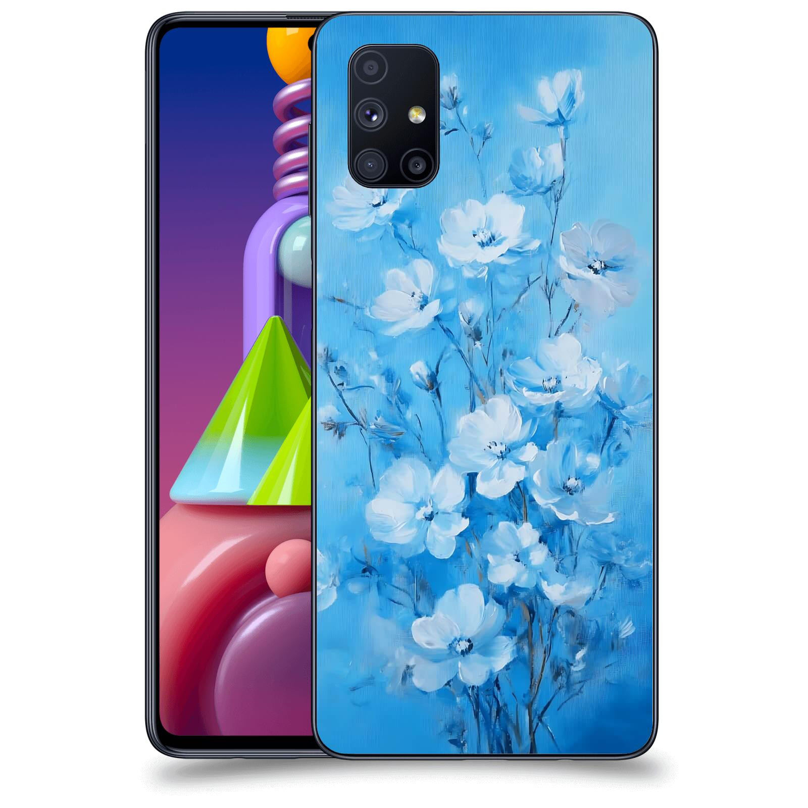 ACOVER Kryt na mobil Samsung Galaxy M51 M515F - Modrá ilustrace