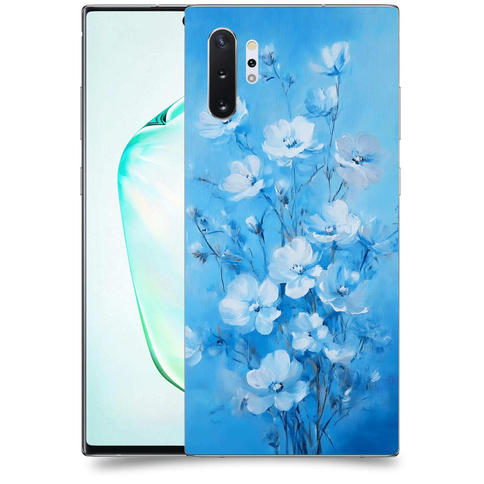 ACOVER Kryt na mobil Samsung Galaxy Note 10+ N975F - Modrá ilustrace