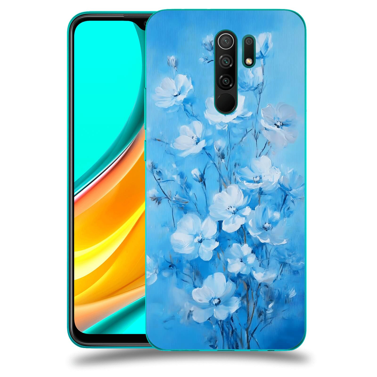 ACOVER Kryt na mobil Xiaomi Mi 9 - Modrá ilustrace