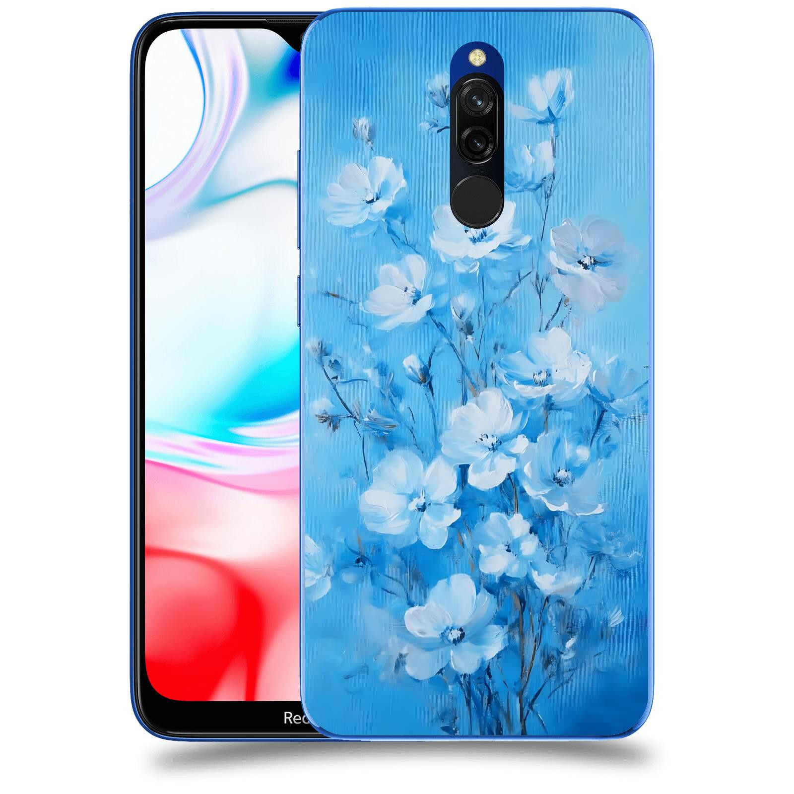 ACOVER Kryt na mobil Xiaomi Redmi 8 - Modrá ilustrace