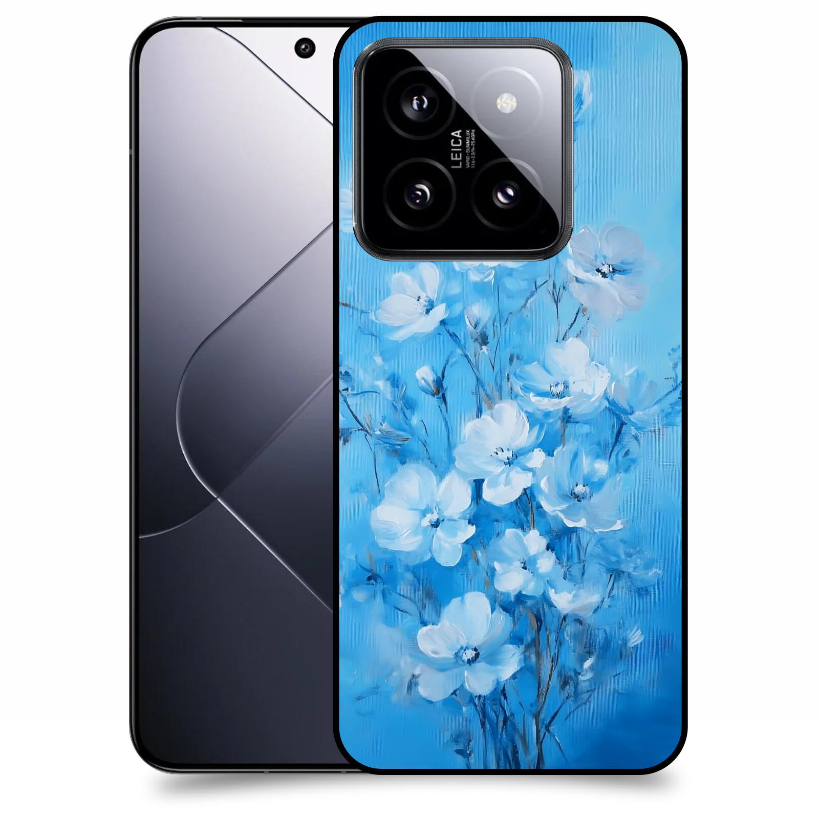 ACOVER Kryt na mobil Xiaomi 14 - Modrá ilustrace