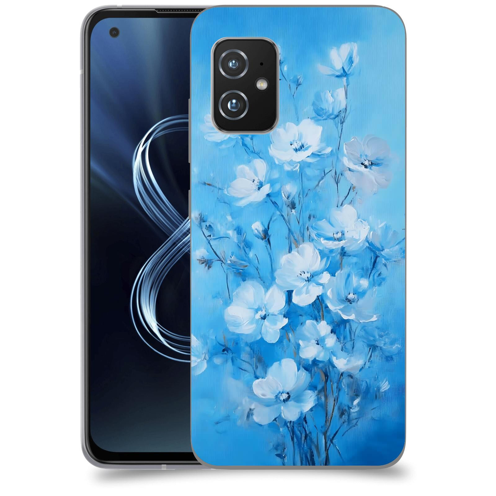 ACOVER Kryt na mobil Honor Magic5 Lite 5G - Modrá ilustrace