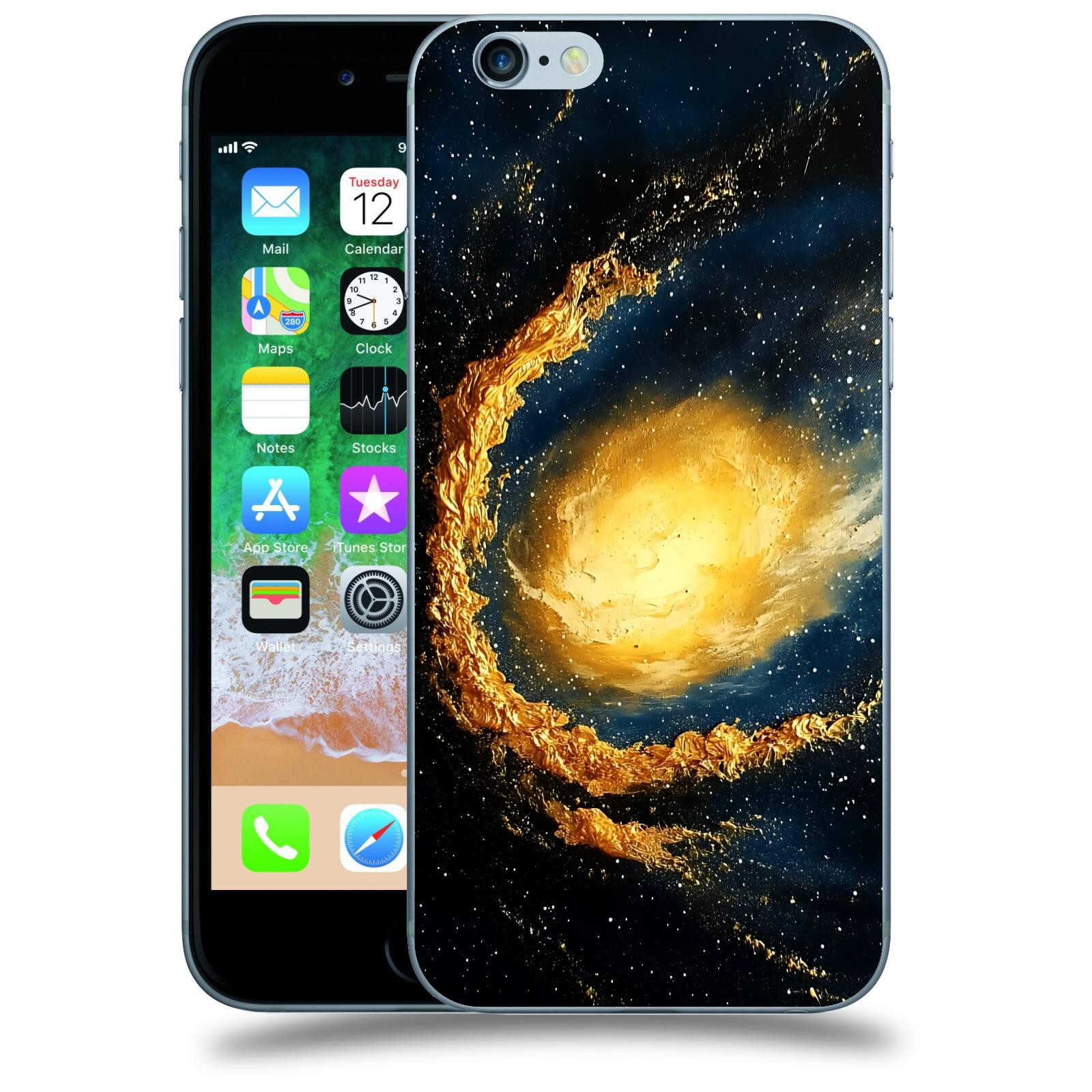 ACOVER Kryt na mobil Apple iPhone 6/6S - Noční obloha II