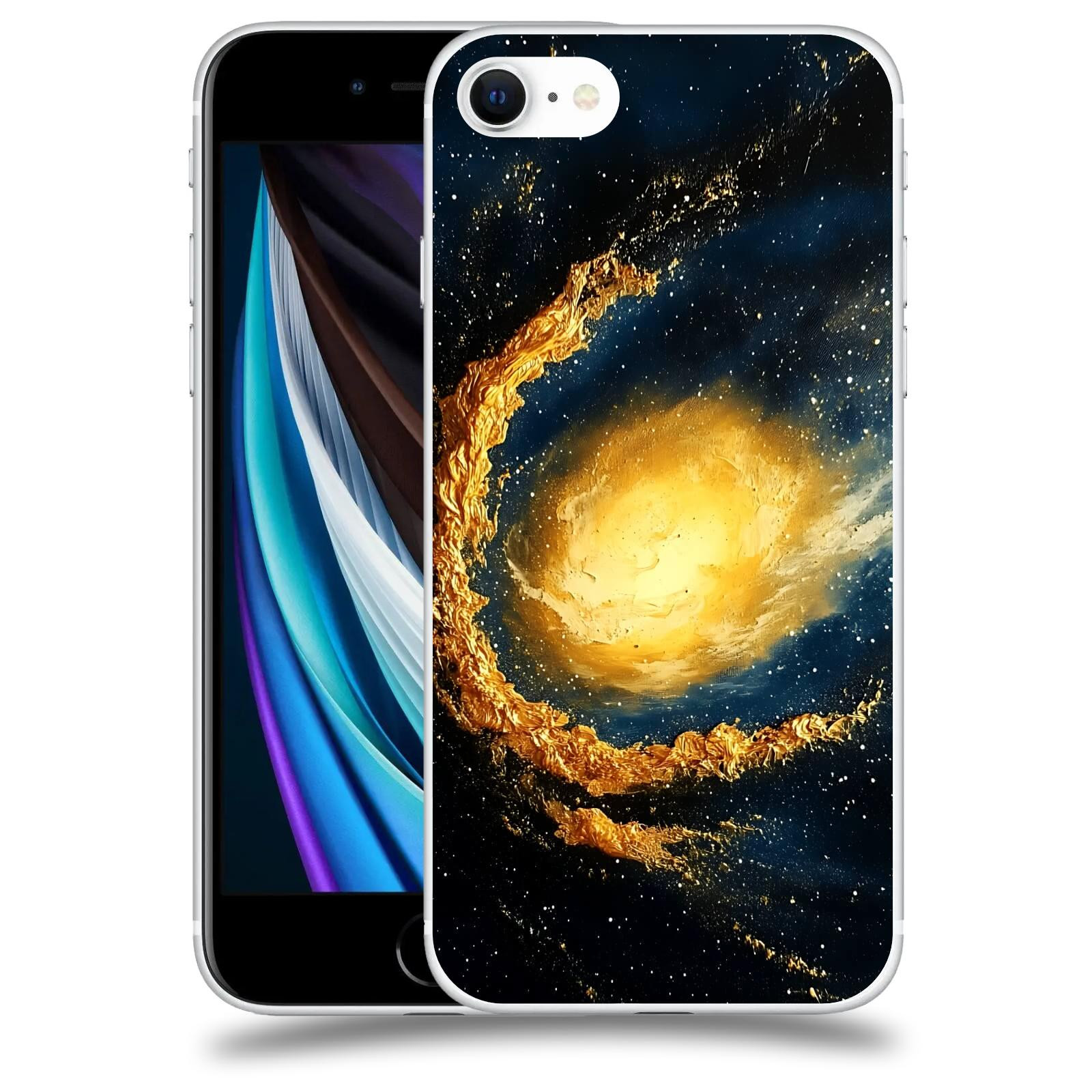 ACOVER Kryt na mobil Apple iPhone SE 2020 - Noční obloha II