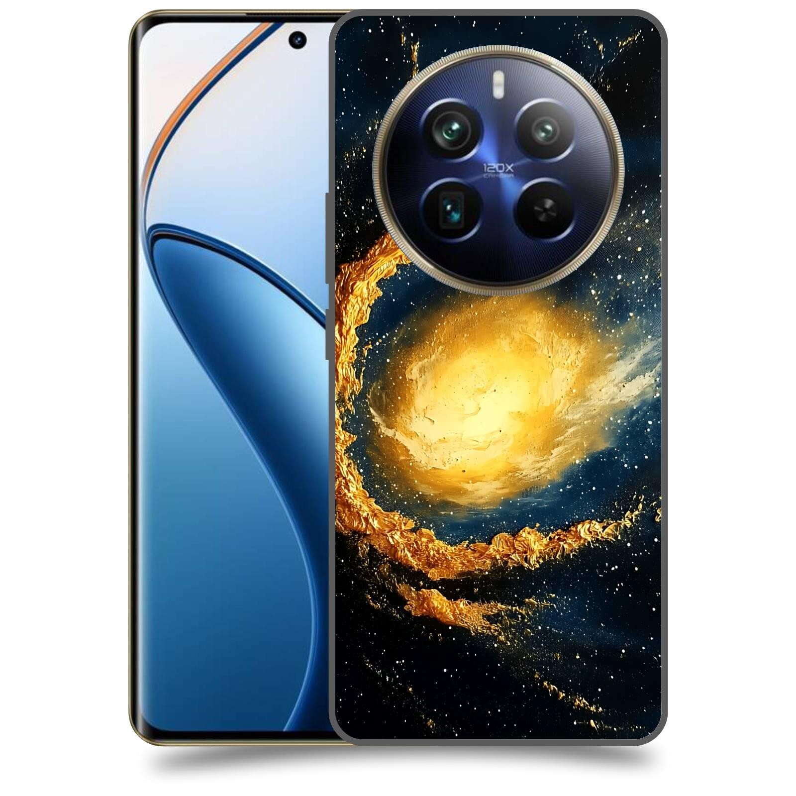 ACOVER Kryt na mobil Realme 12 pro+ 5g - Noční obloha II