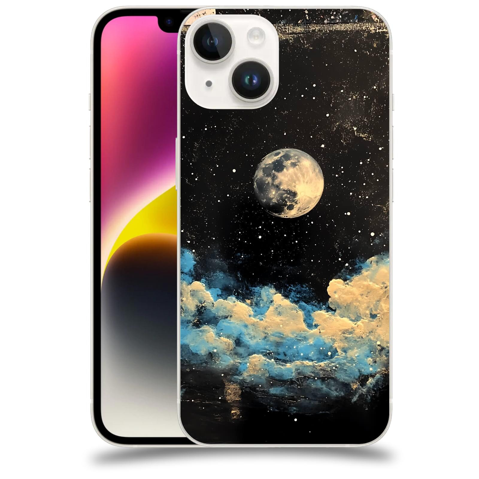 ACOVER Kryt na mobil Apple iPhone 14 - Noční obloha IV