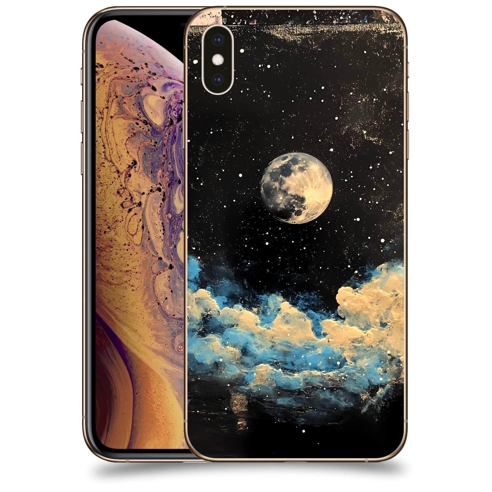 ACOVER Kryt na mobil Apple iPhone XS Max - Noční obloha IV