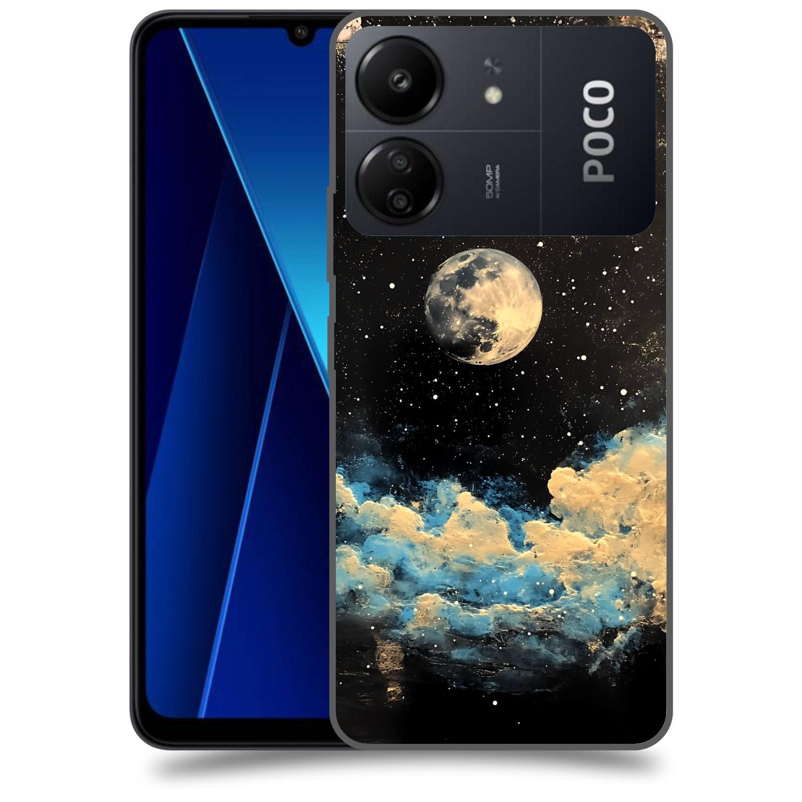 ACOVER Kryt na mobil Poco C65 - Noční obloha IV