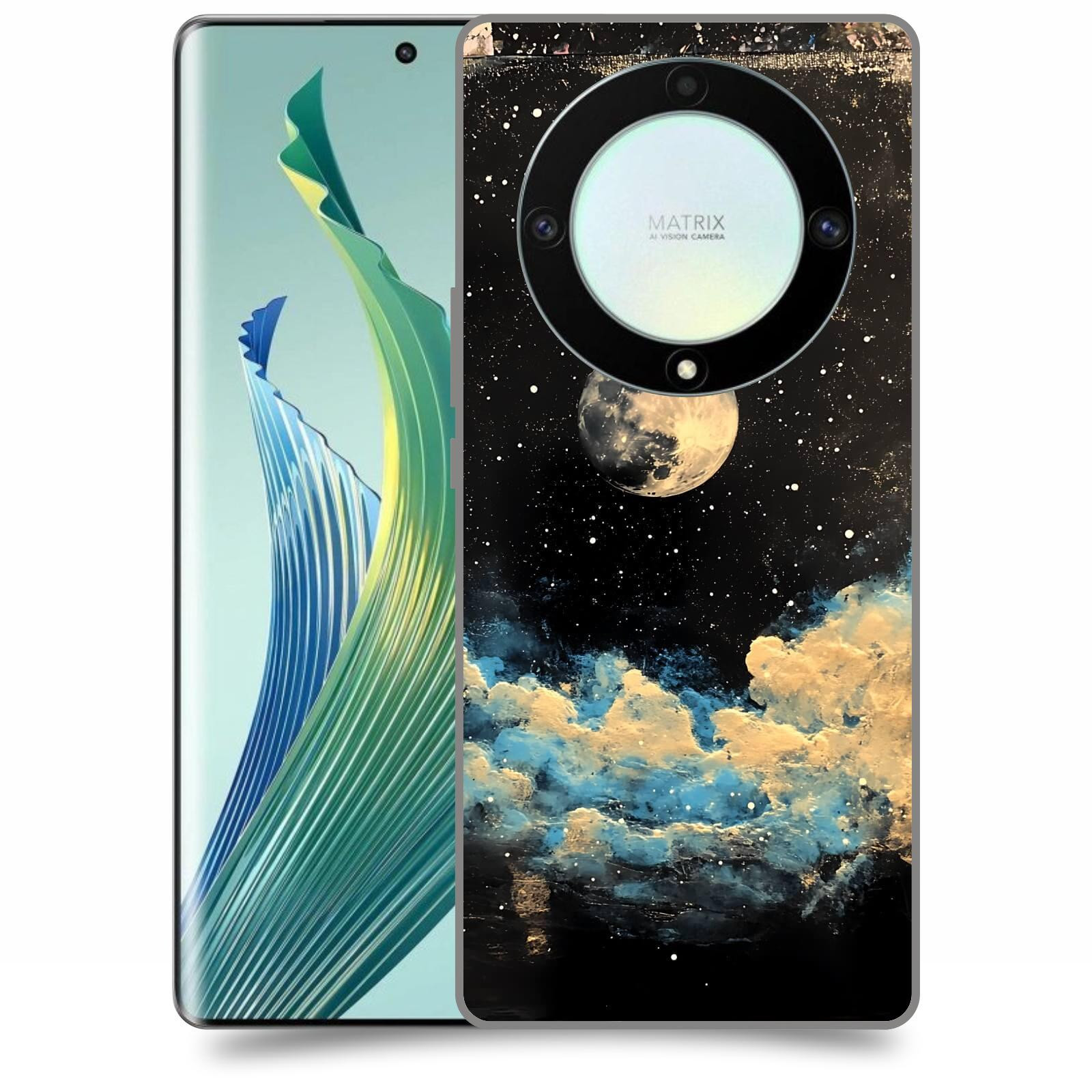 ACOVER Kryt na mobil Honor Magic 5 Lite 5G - Noční obloha IV