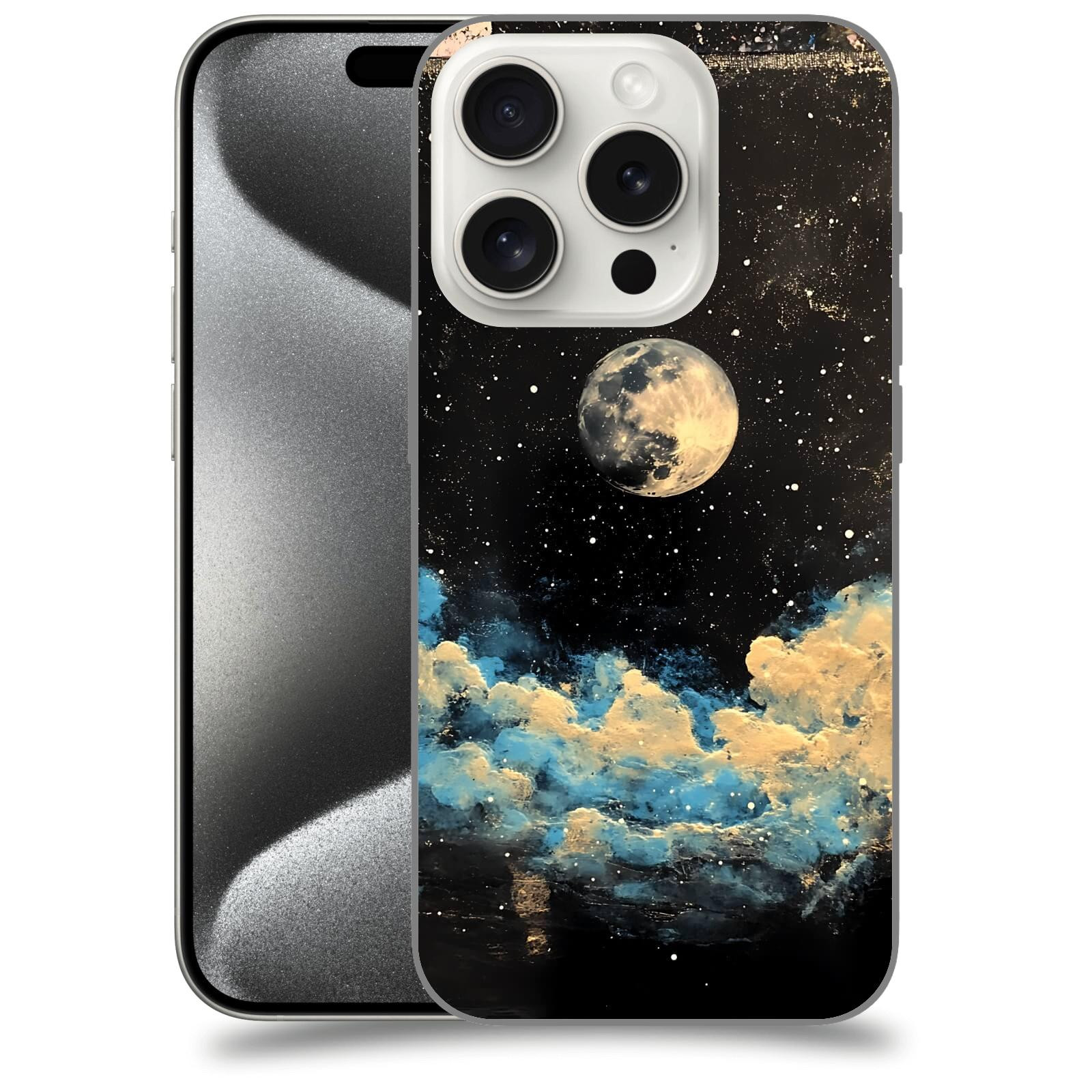 ACOVER Kryt na mobil Apple iPhone 15 pro - Noční obloha IV