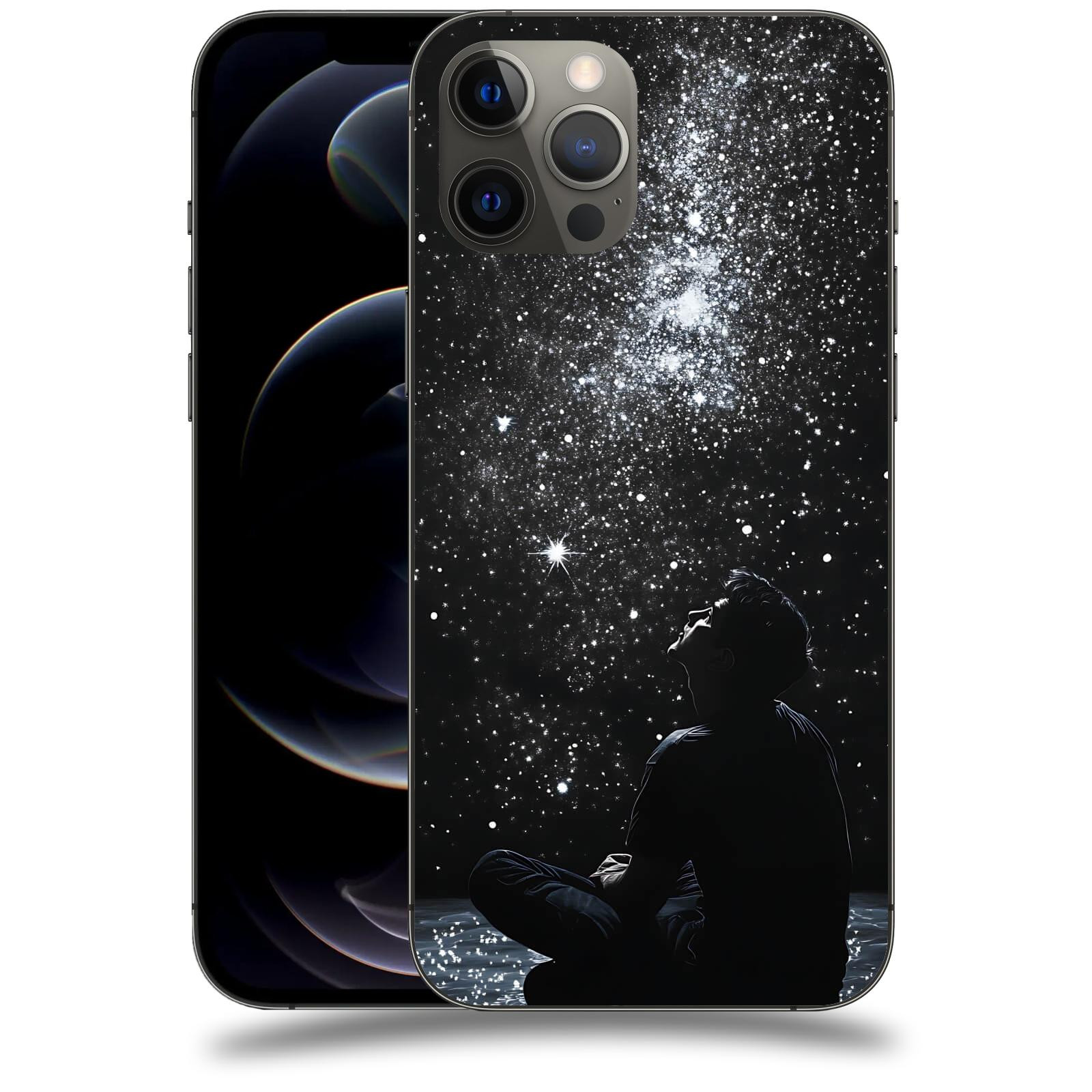 ACOVER Kryt na mobil Apple iPhone 12 Pro Max - Noční obloha V