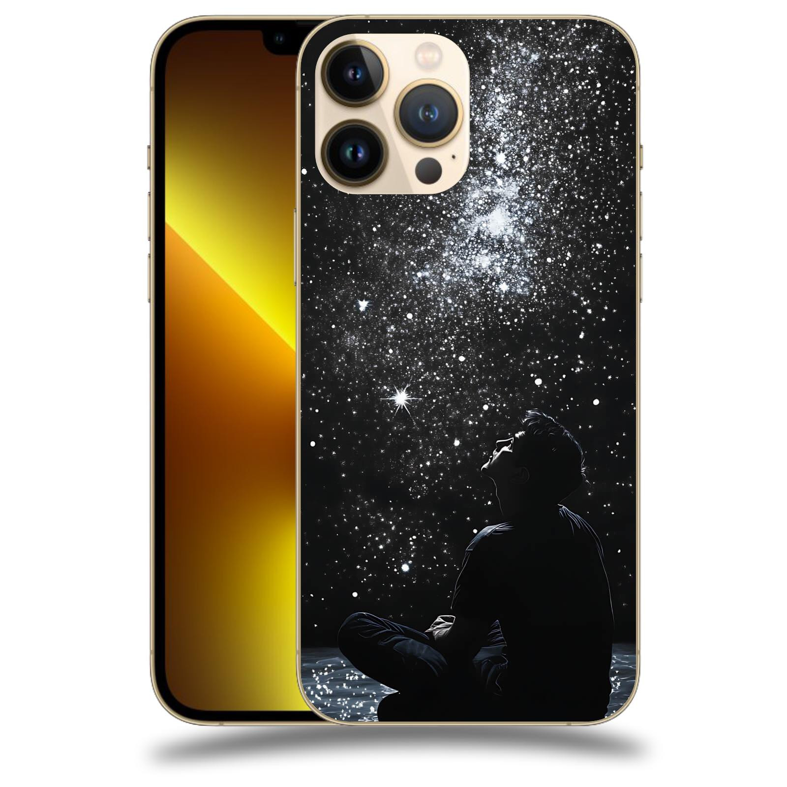 ACOVER Kryt na mobil Apple iPhone 13 Pro - Noční obloha V