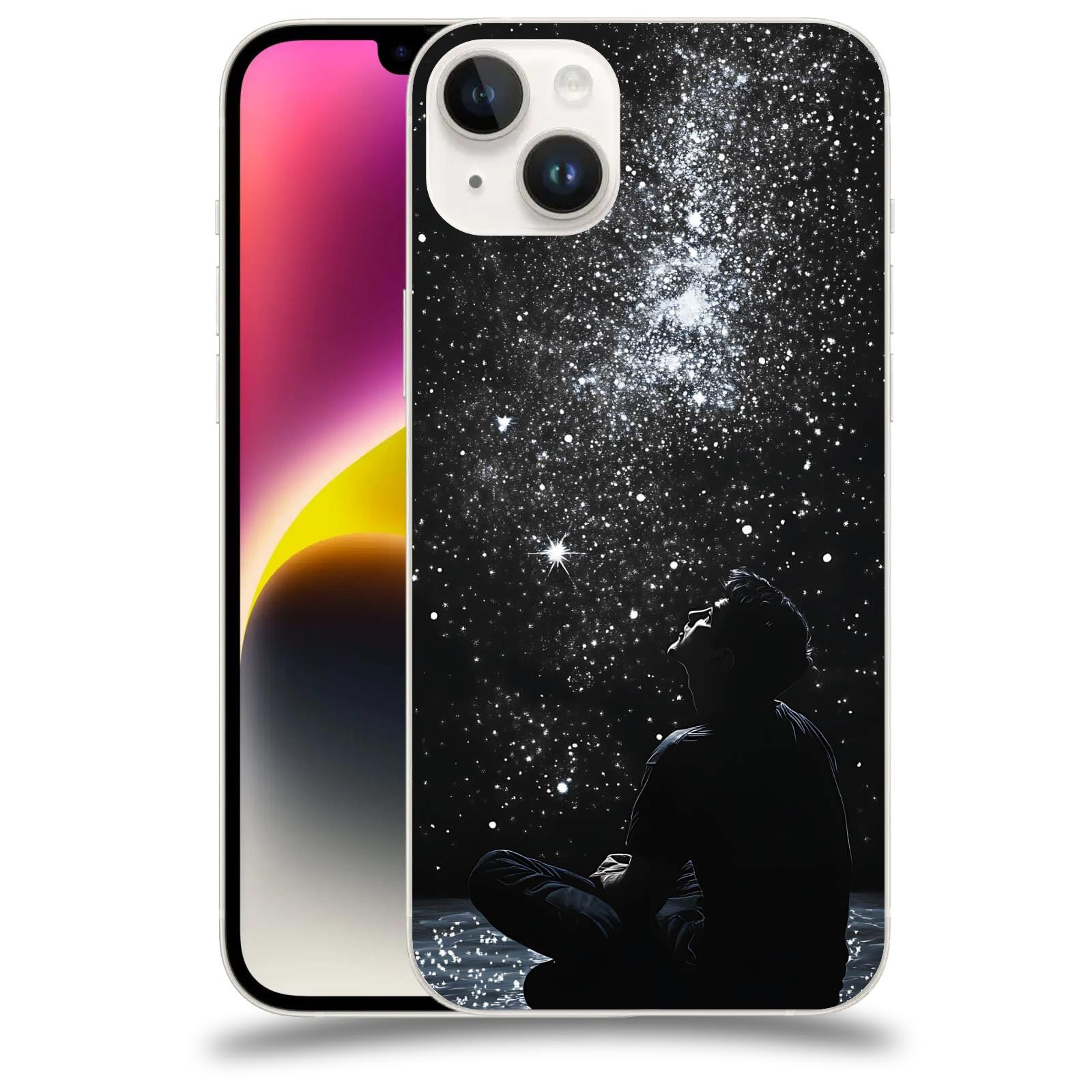 ACOVER Kryt na mobil Apple iPhone 14 Plus - Noční obloha V