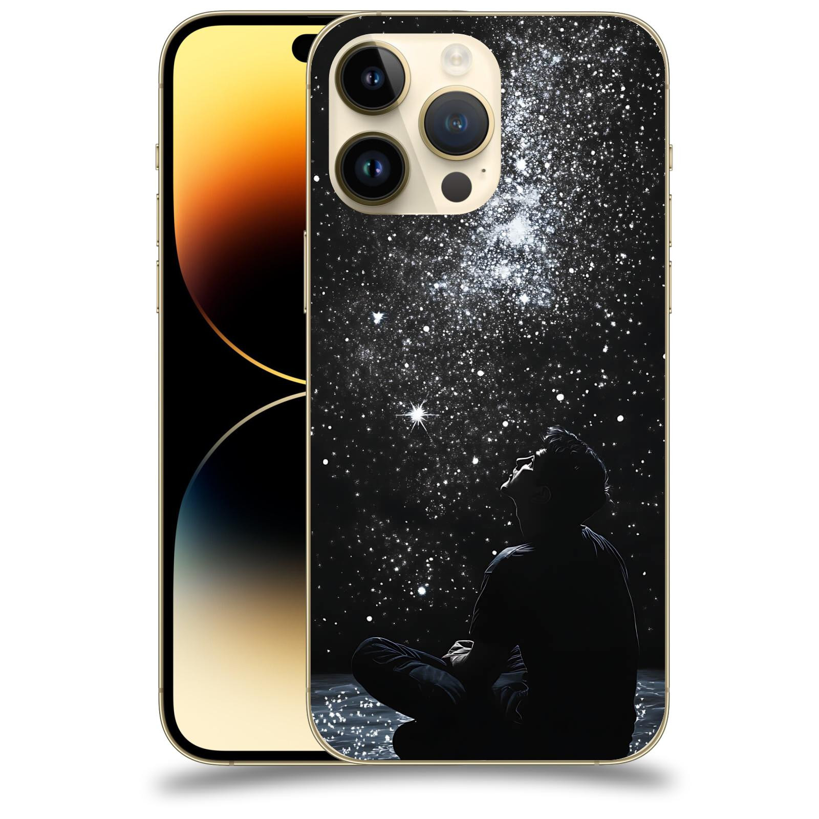 ACOVER Kryt na mobil Apple iPhone 14 Pro Max - Noční obloha V