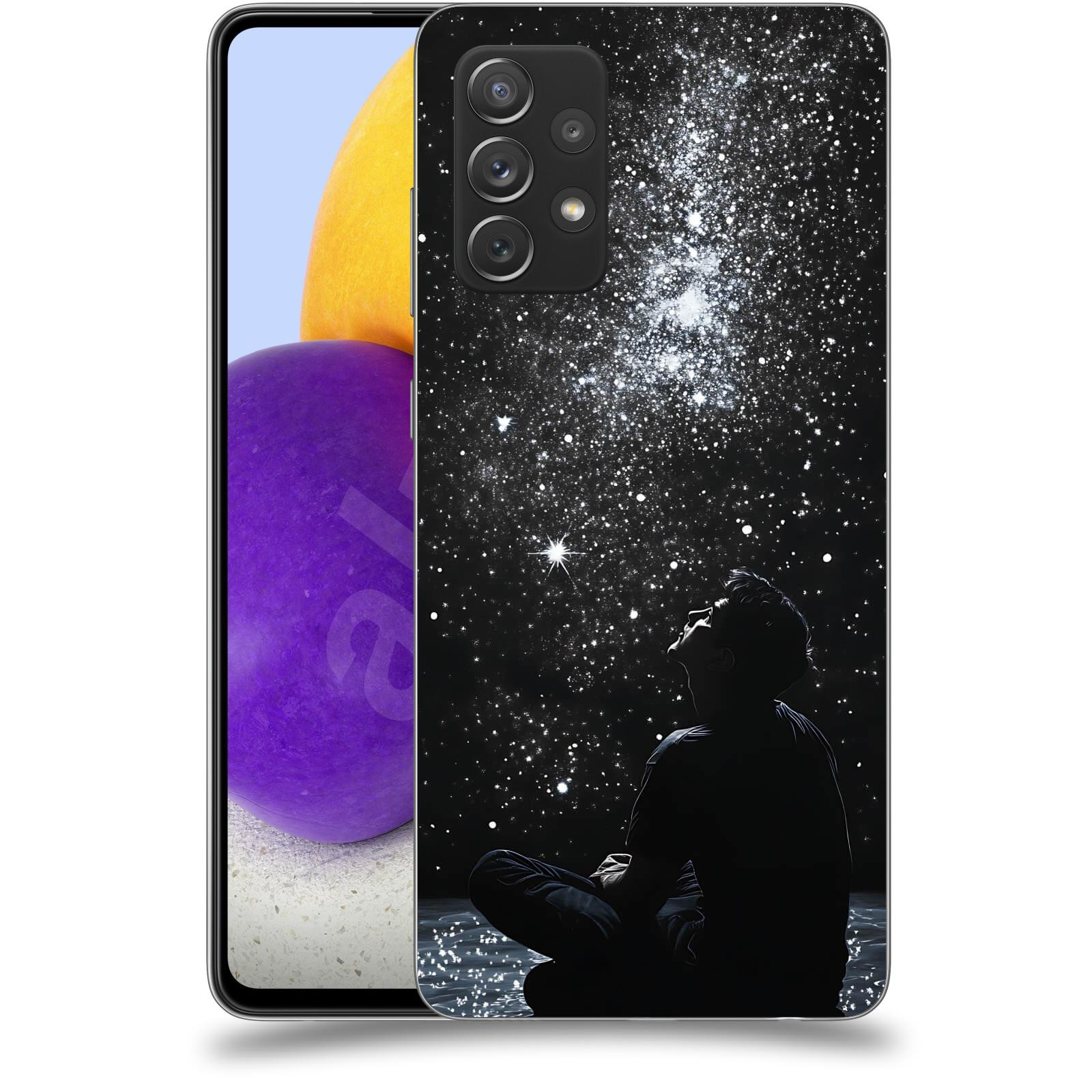 ACOVER Kryt na mobil Samsung Galaxy A72 A725F - Noční obloha V