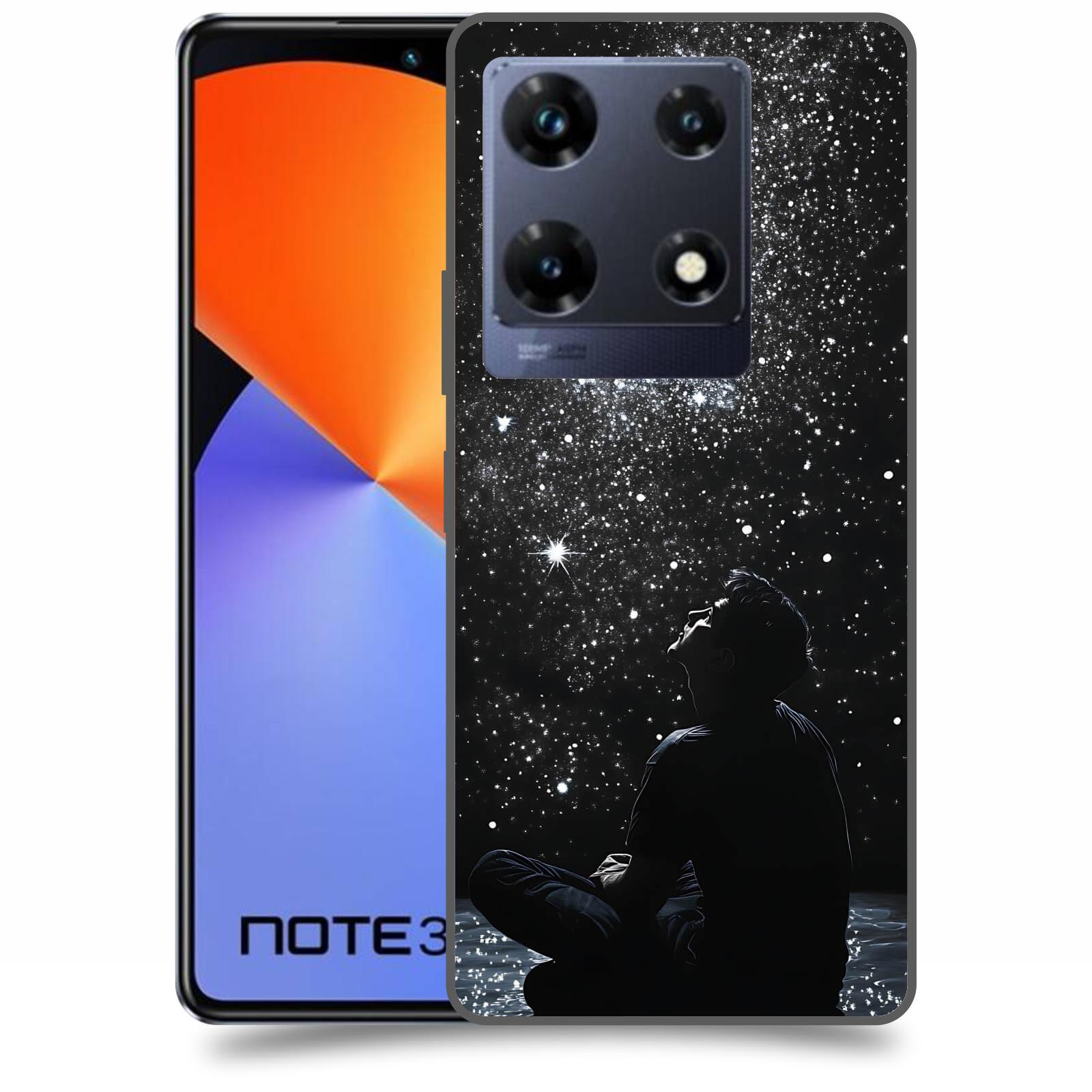 ACOVER Kryt na mobil Infinix Note 30 PRO - Noční obloha V