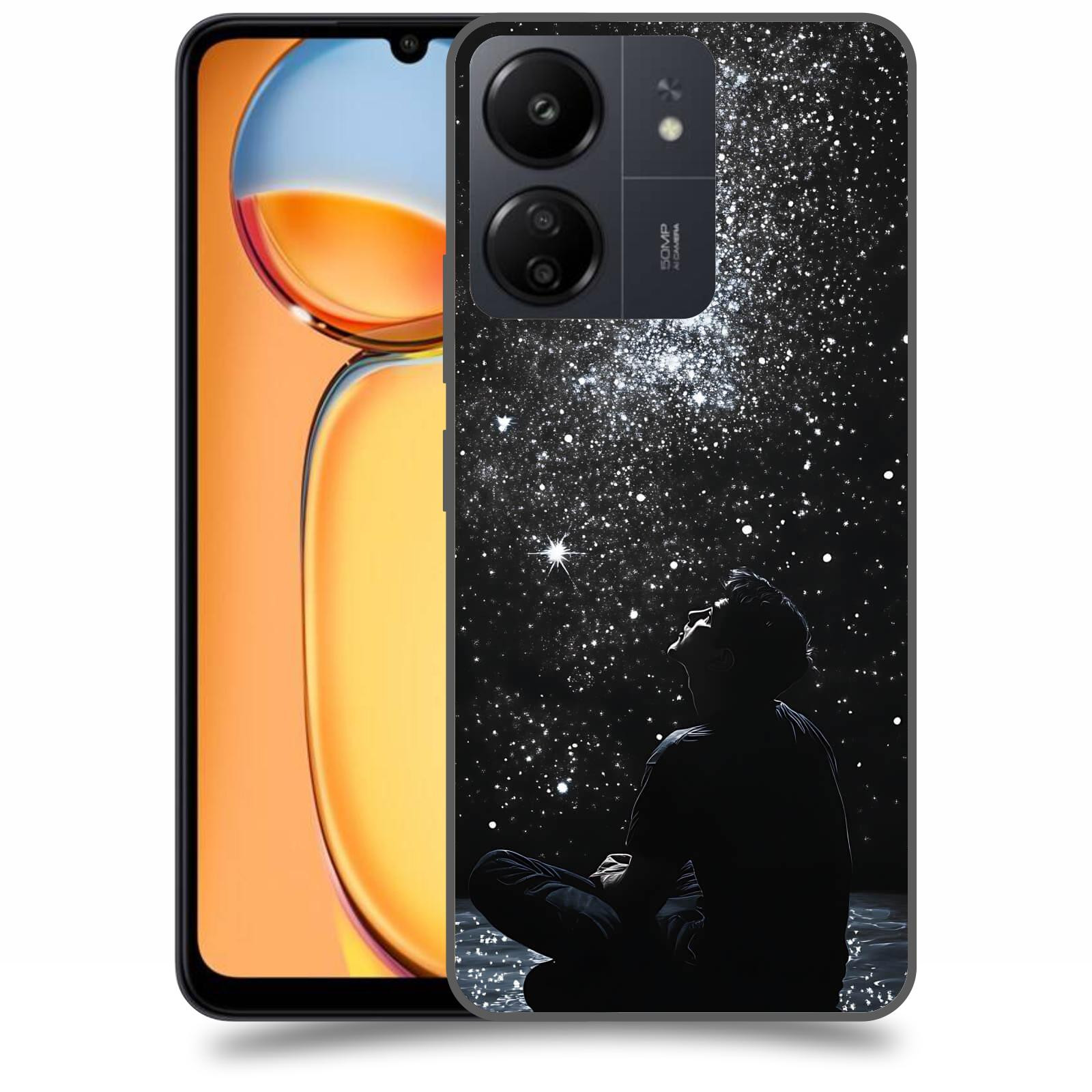 ACOVER Kryt na mobil Xiaomi Redmi 13C 4G  Noční obloha V