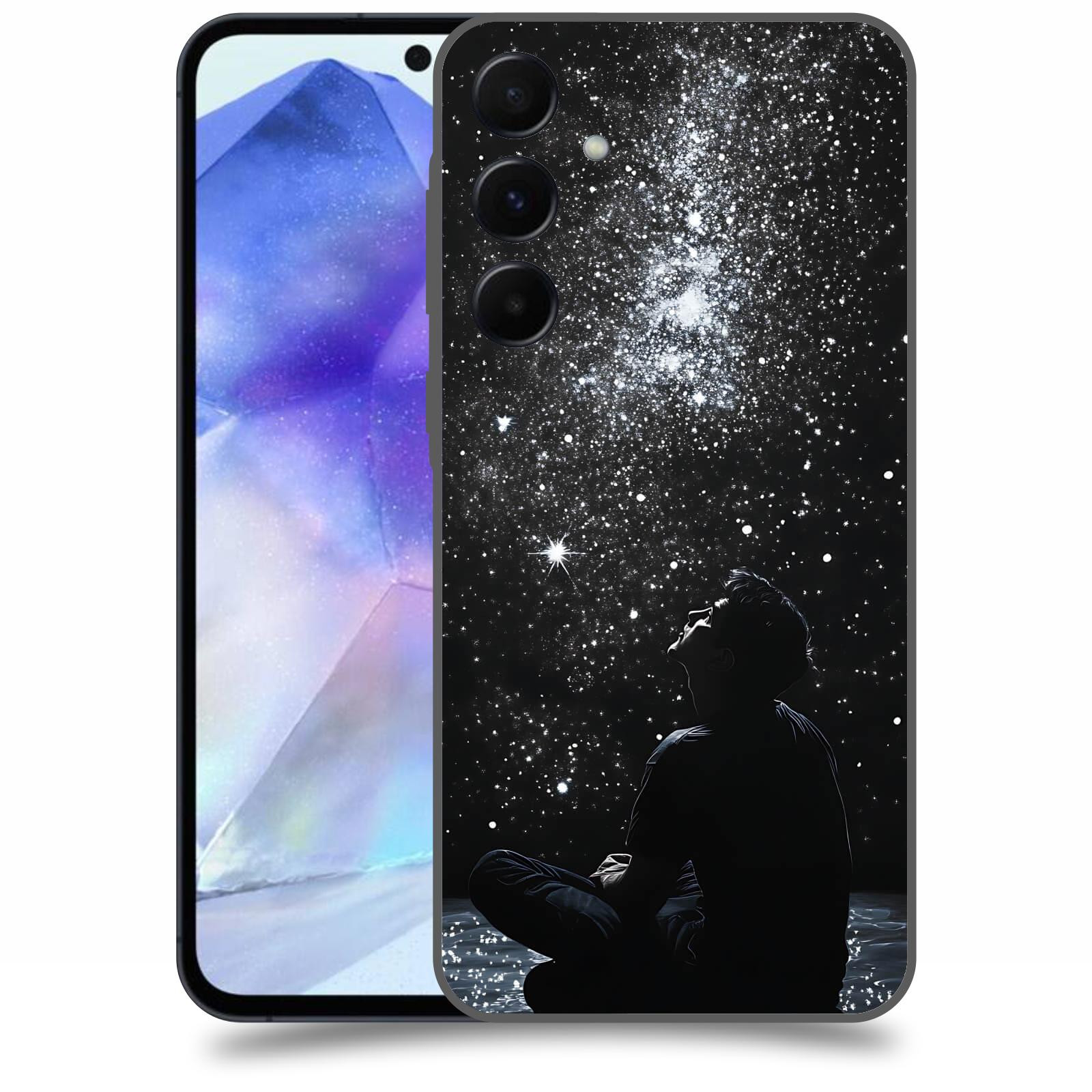 ACOVER Kryt na mobil Samsung Galaxy A55 5G - Noční obloha V