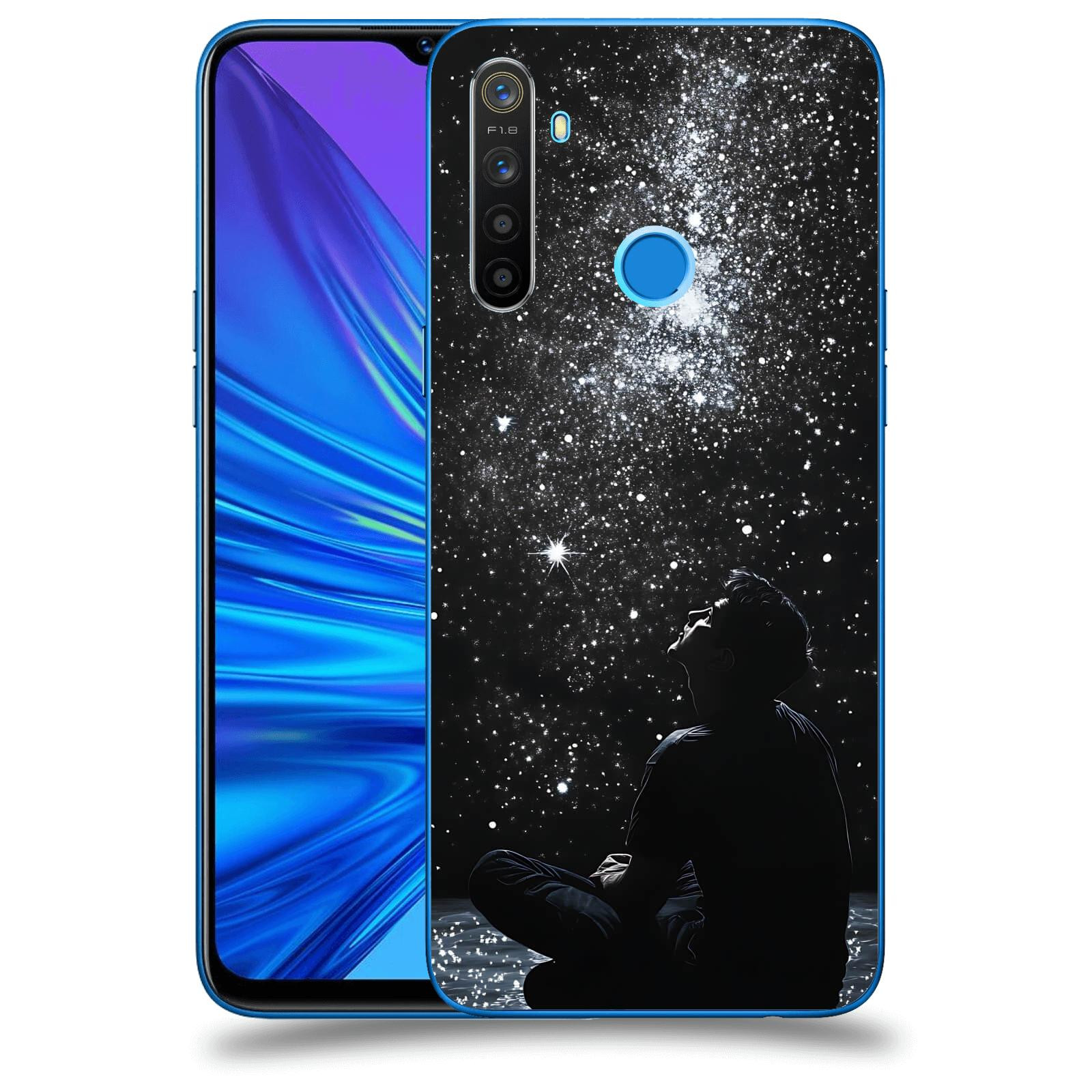 ACOVER Kryt na mobil Realme 5 - Noční obloha V