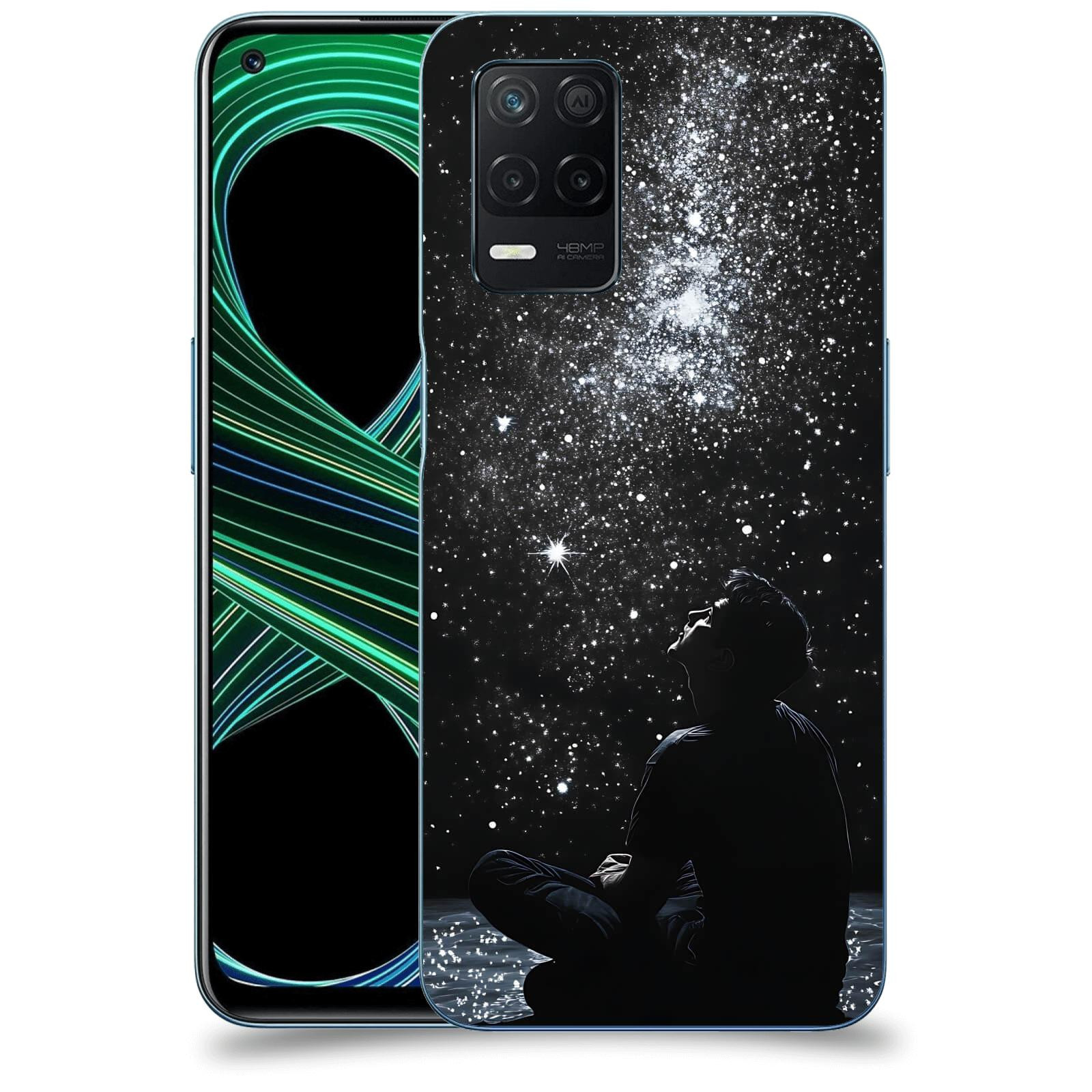 ACOVER Kryt na mobil Realme 8 5G - Noční obloha V