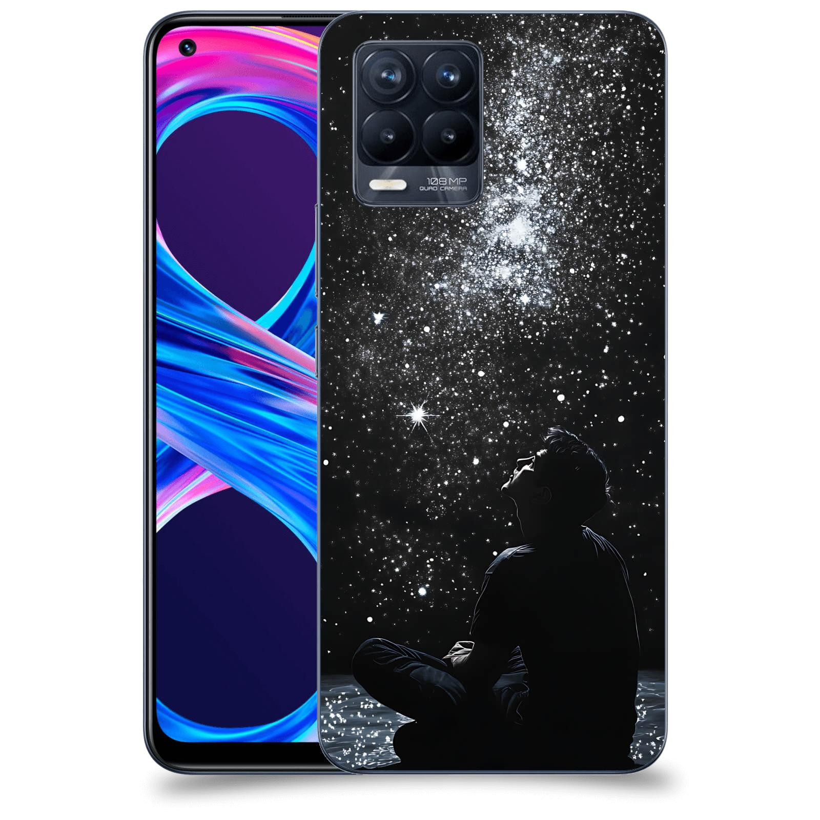 ACOVER Kryt na mobil Realme 8 Pro - Noční obloha V