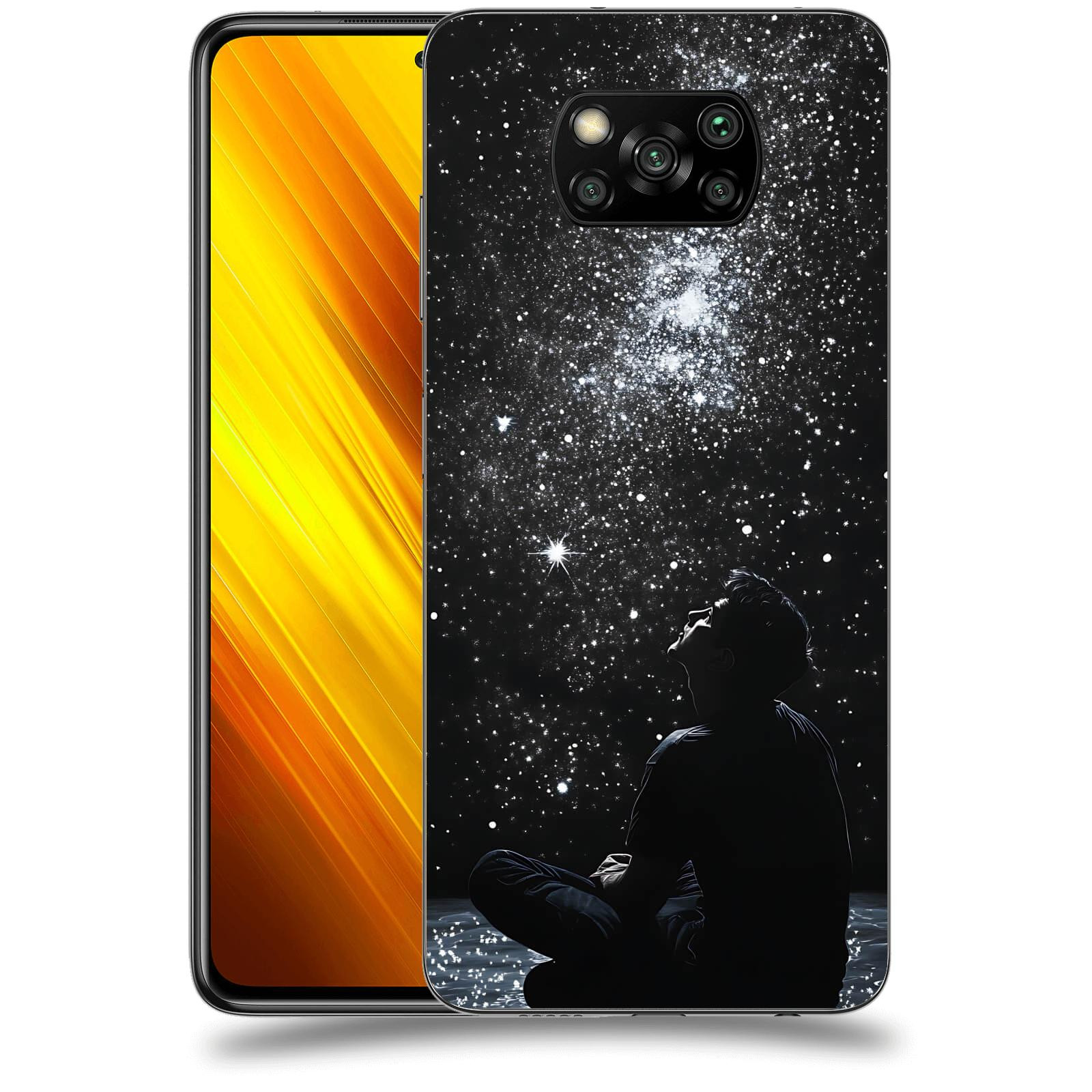 ACOVER Kryt na mobil Xiaomi Poco X3 - Noční obloha V