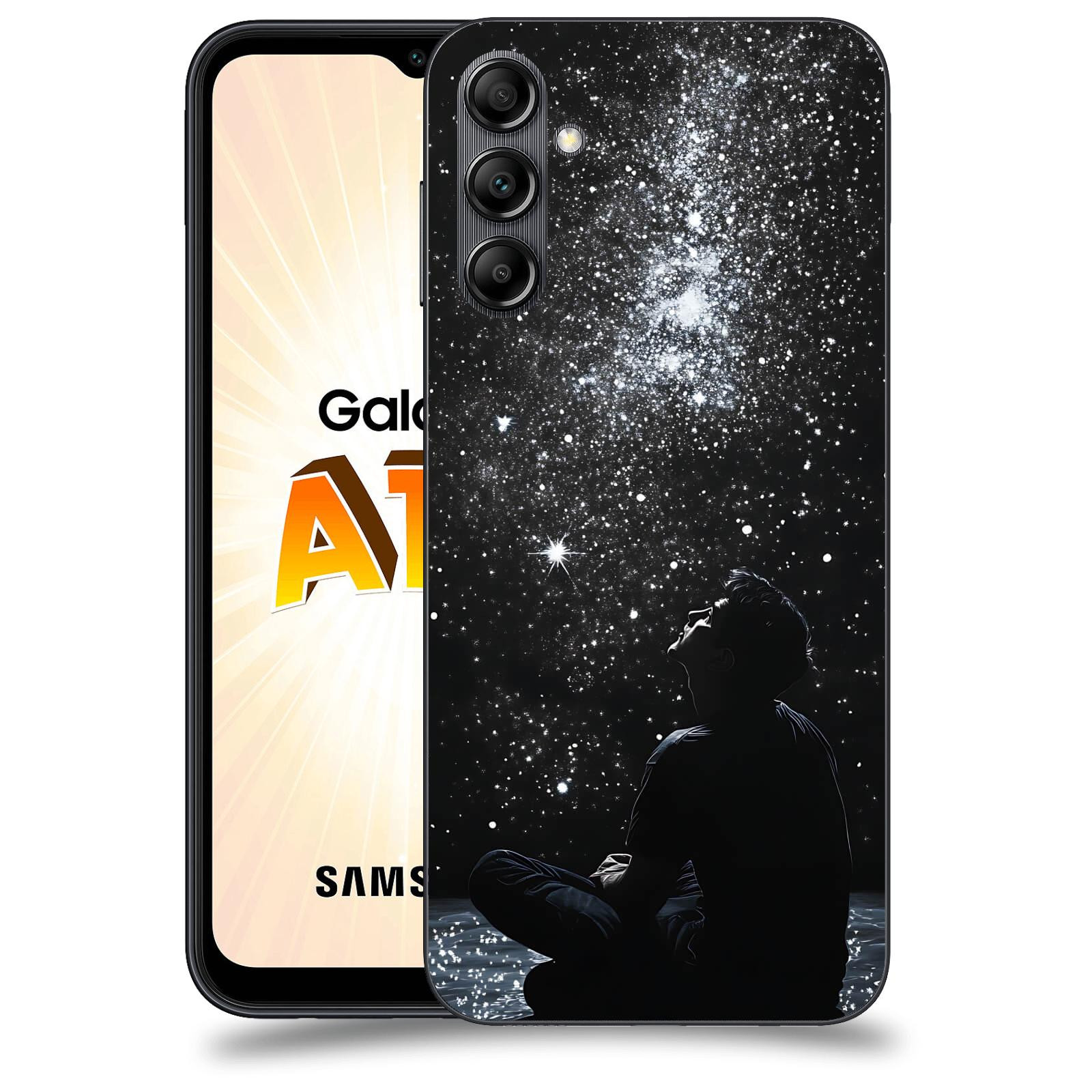 ACOVER Kryt na mobil Samsung Galaxy A14 LTE - Noční obloha V