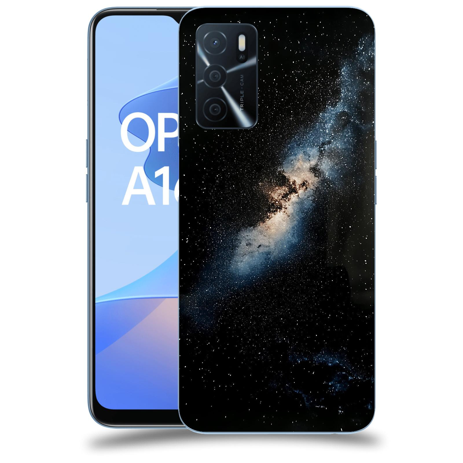 ACOVER Kryt na mobil OPPO A16s - Noční obloha I