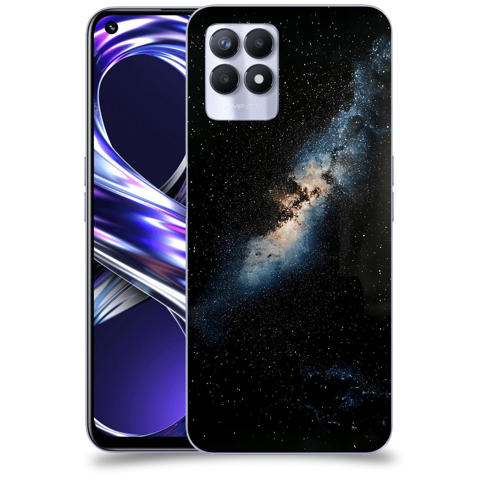 ACOVER Kryt na mobil Realme 8i - Noční obloha I