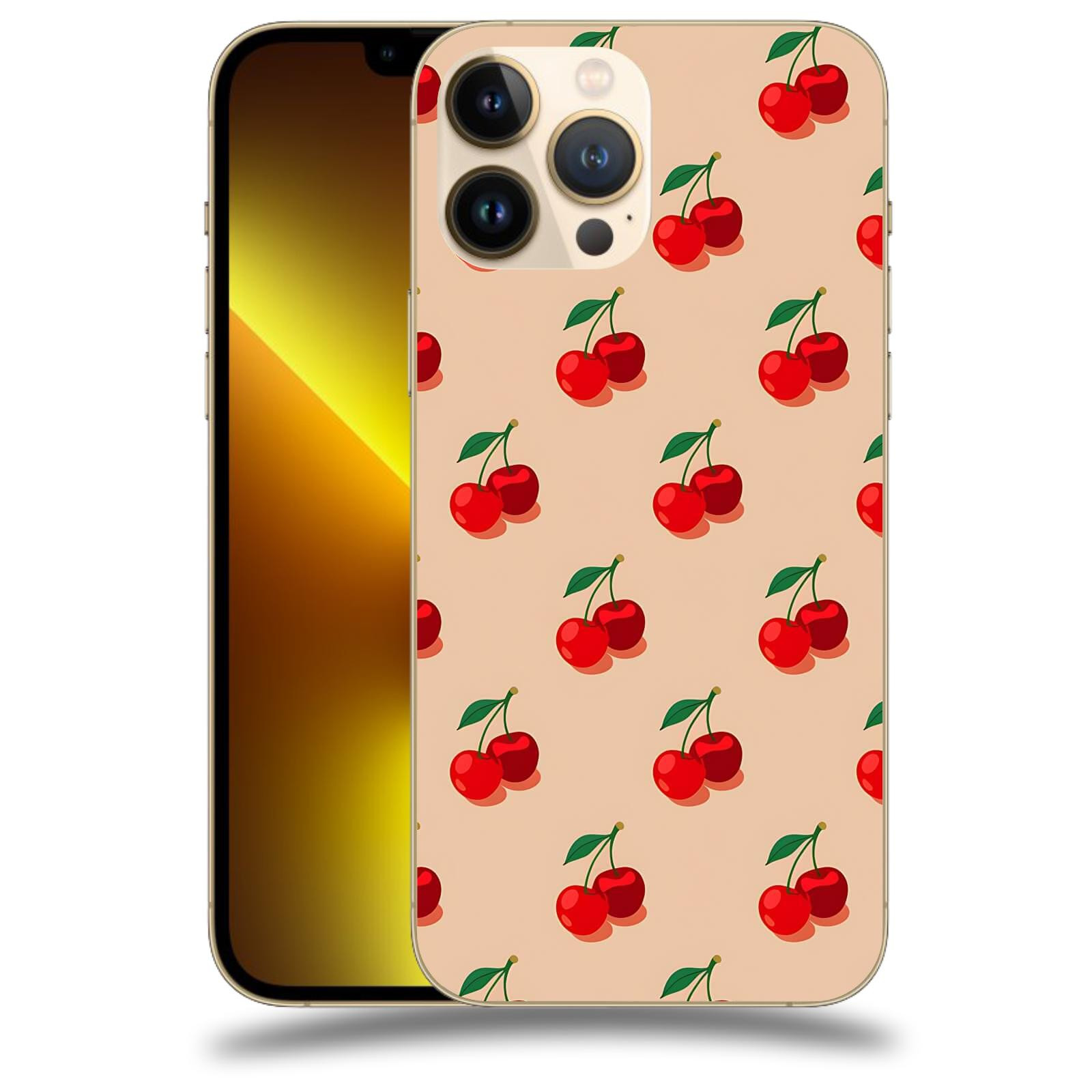 ACOVER Kryt na mobil Apple iPhone 13 Pro - Šťavnaté třešně