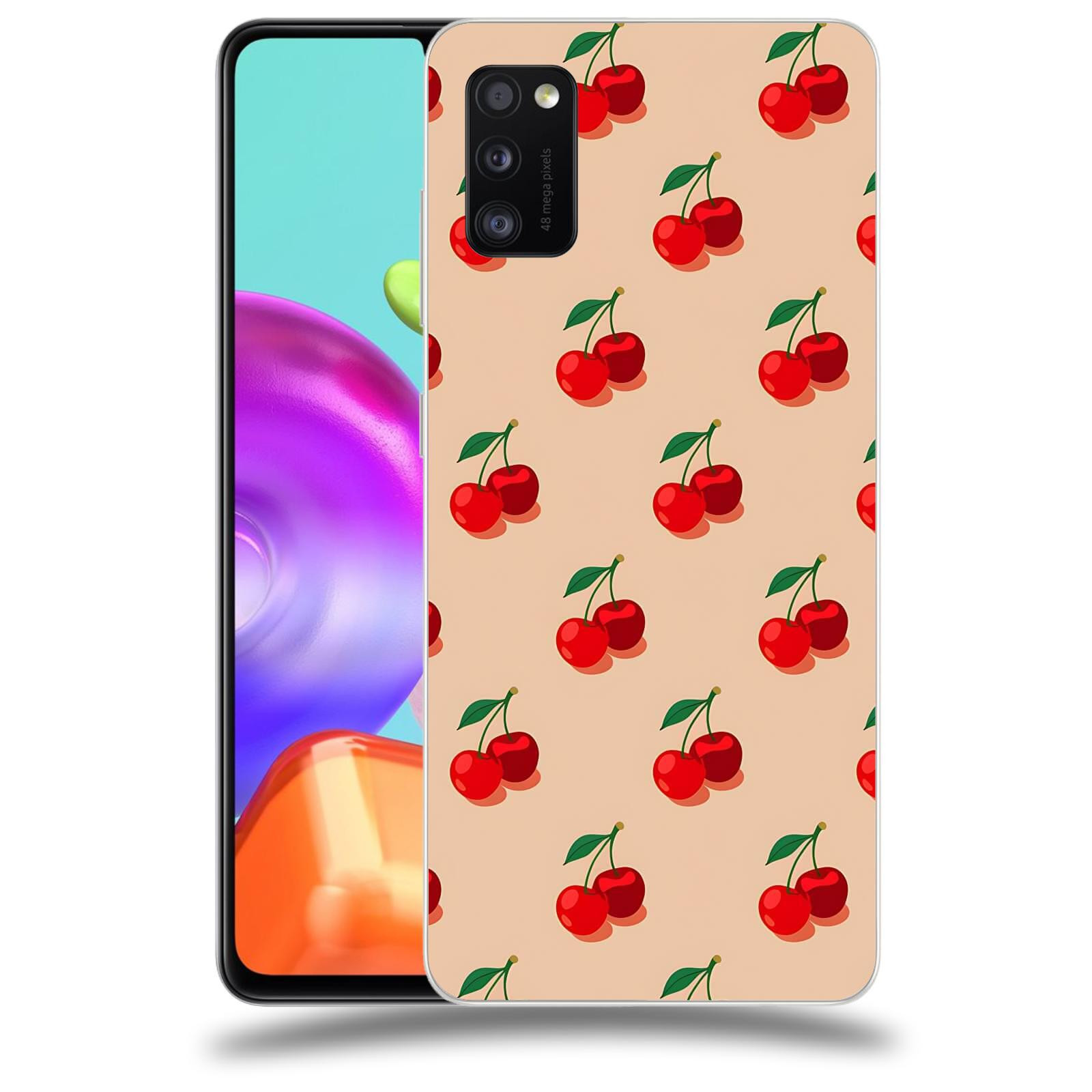 ACOVER Kryt na mobil Samsung Galaxy A41 A415F - Šťavnaté třešně