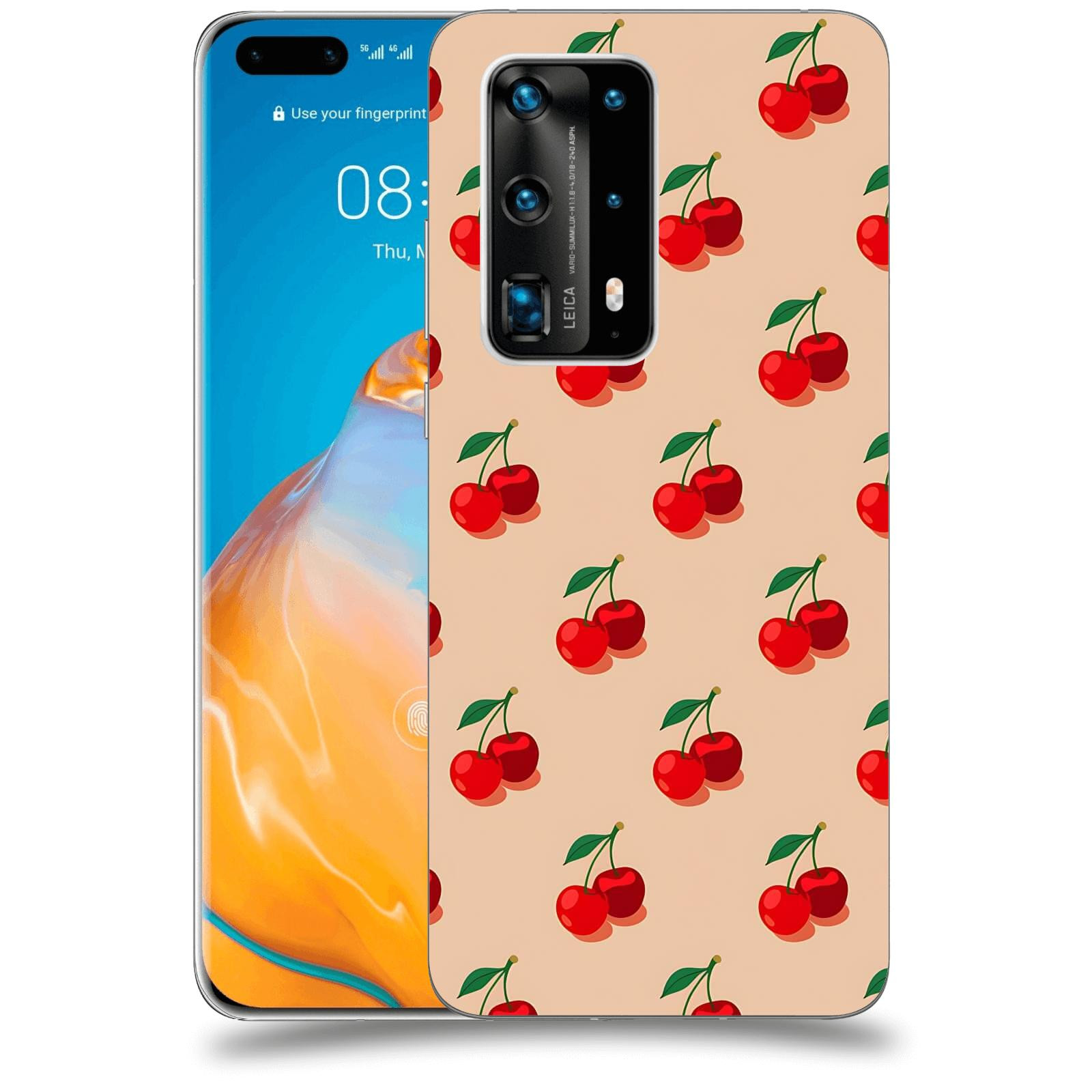 ACOVER Kryt na mobil Huawei P40 Pro - Šťavnaté třešně