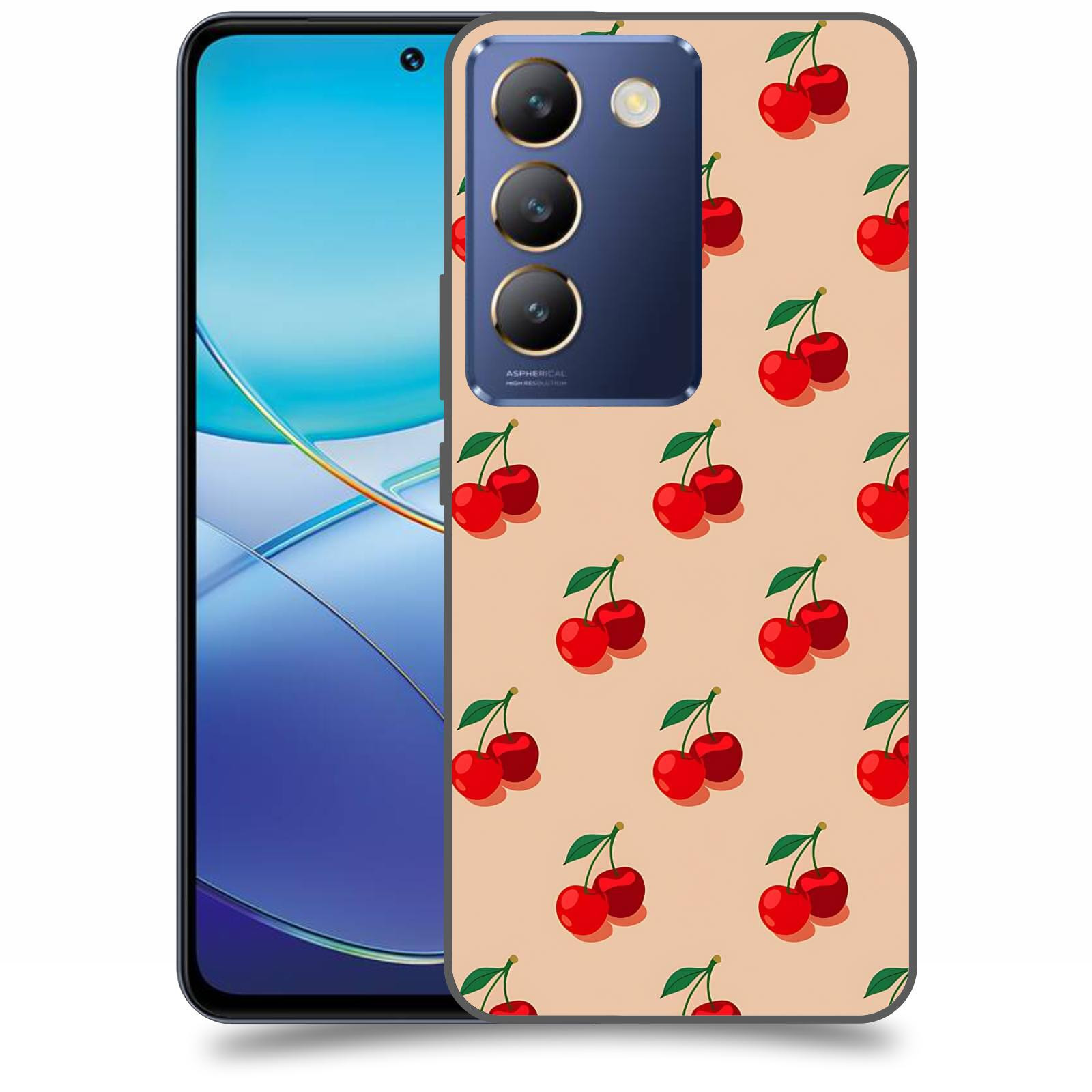 ACOVER Kryt na mobil Vivo V40SE - Šťavnaté třešně