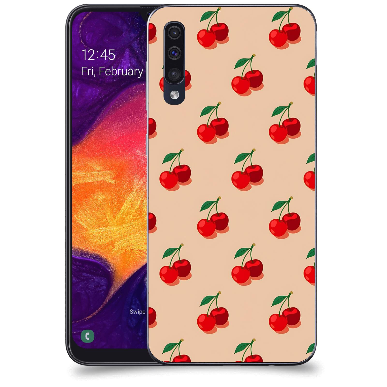ACOVER Kryt na mobil Samsung Galaxy A50 A505F - Šťavnaté třešně