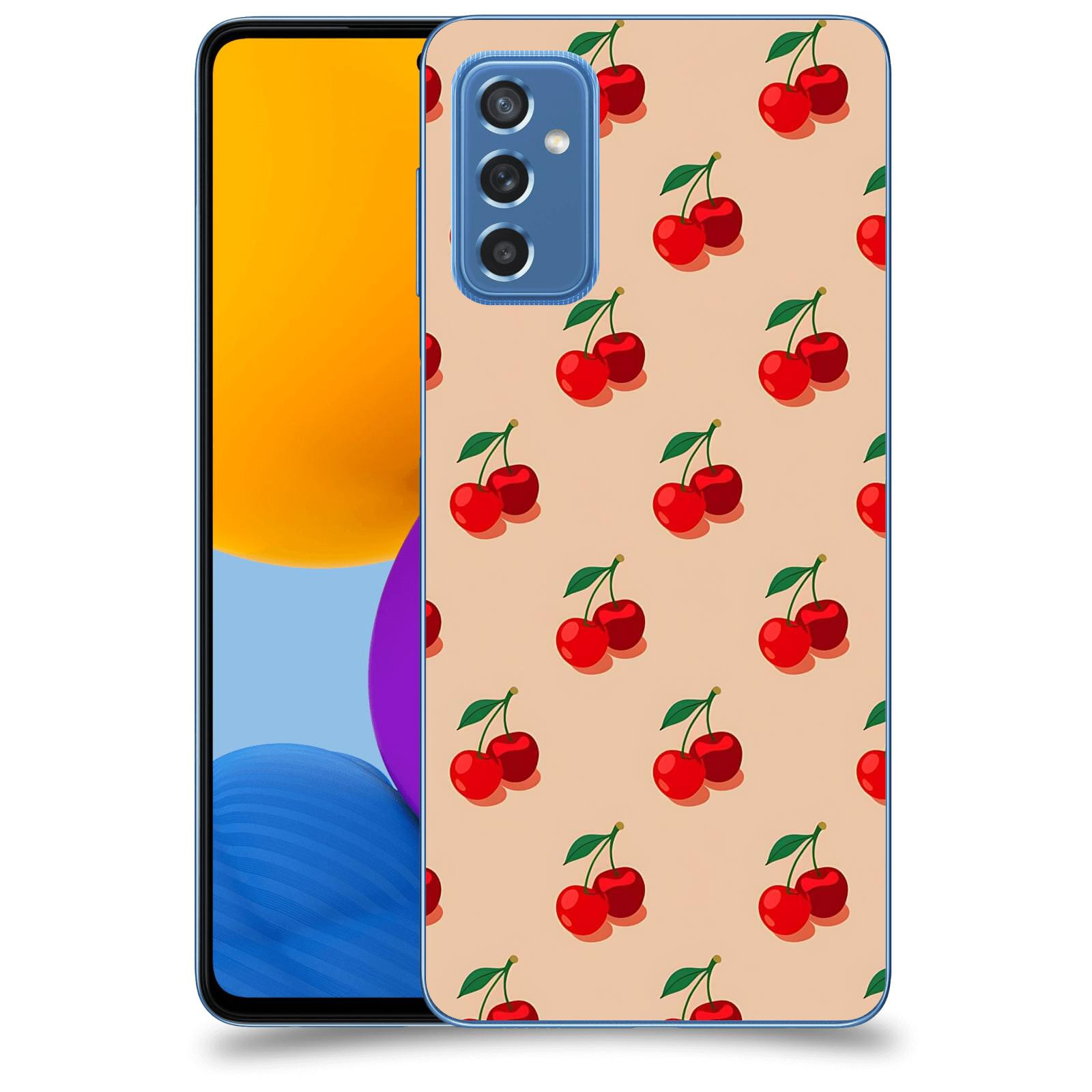 ACOVER Kryt na mobil Samsung Galaxy M52 5G - Šťavnaté třešně