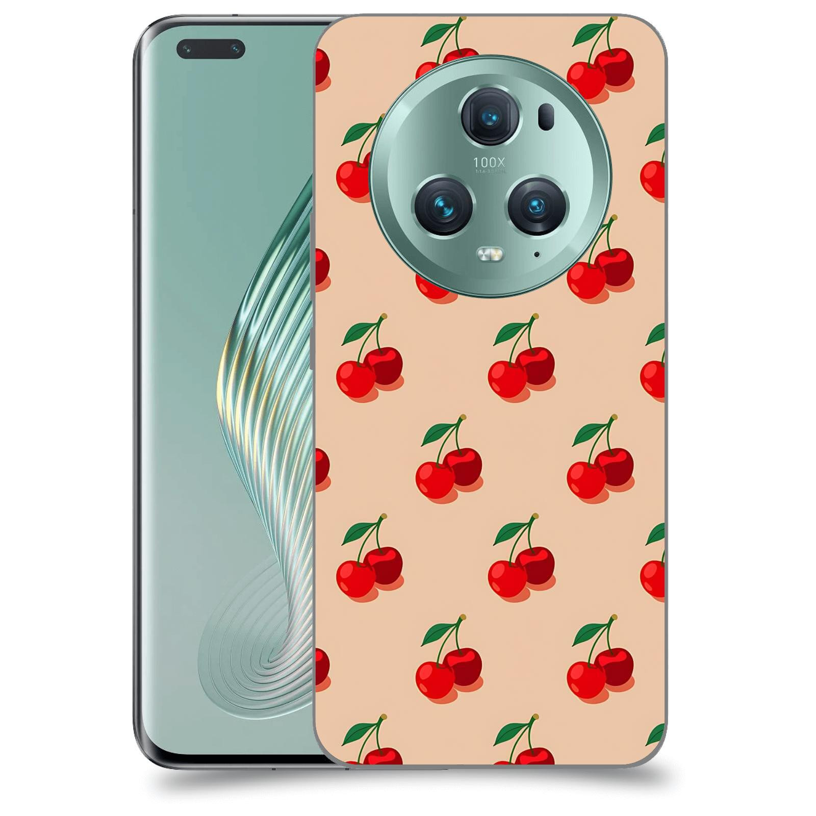 ACOVER Kryt na mobil Honor Magic5 Pro - Šťavnaté třešně