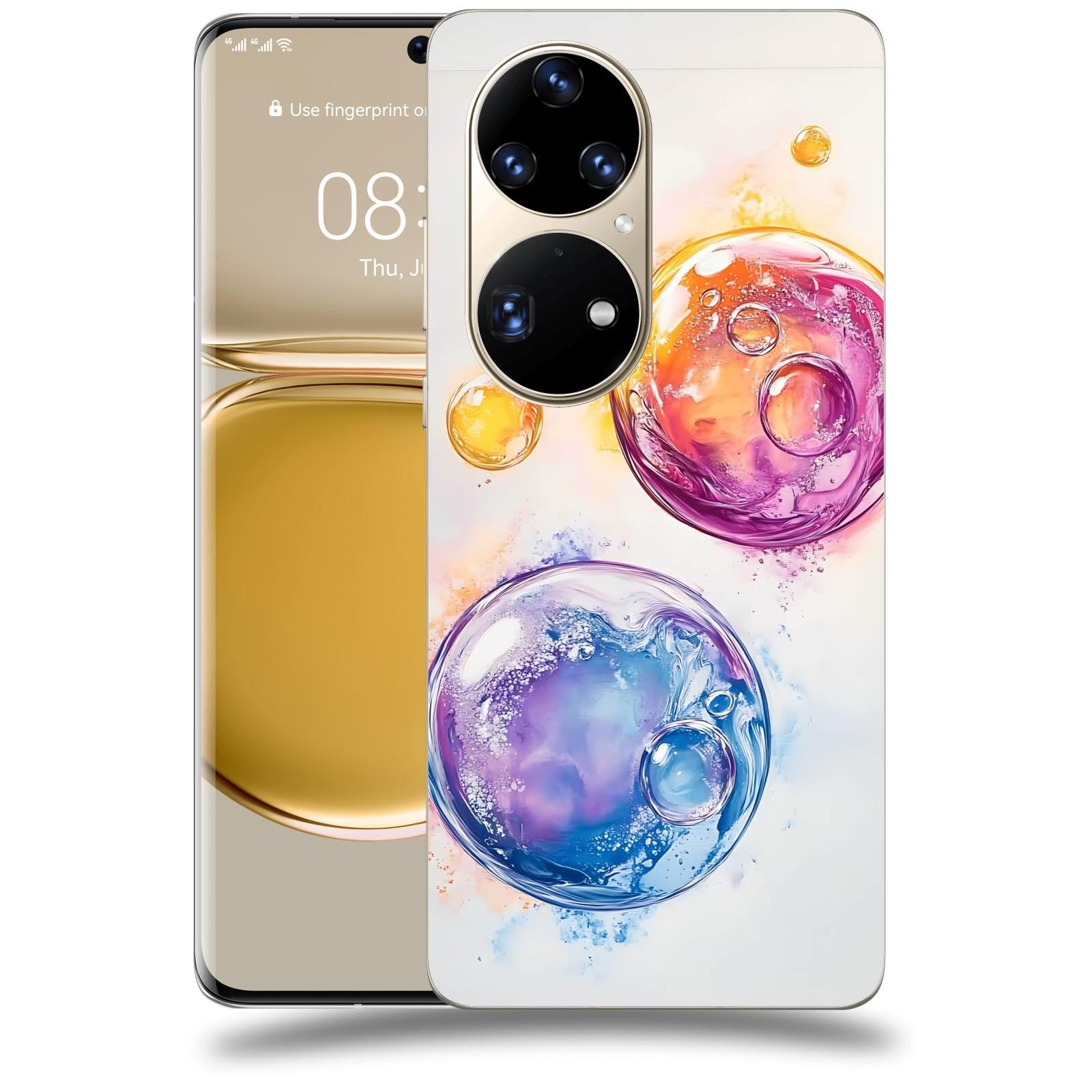 ACOVER Kryt na mobil Huawei P50 - Tekutá energie