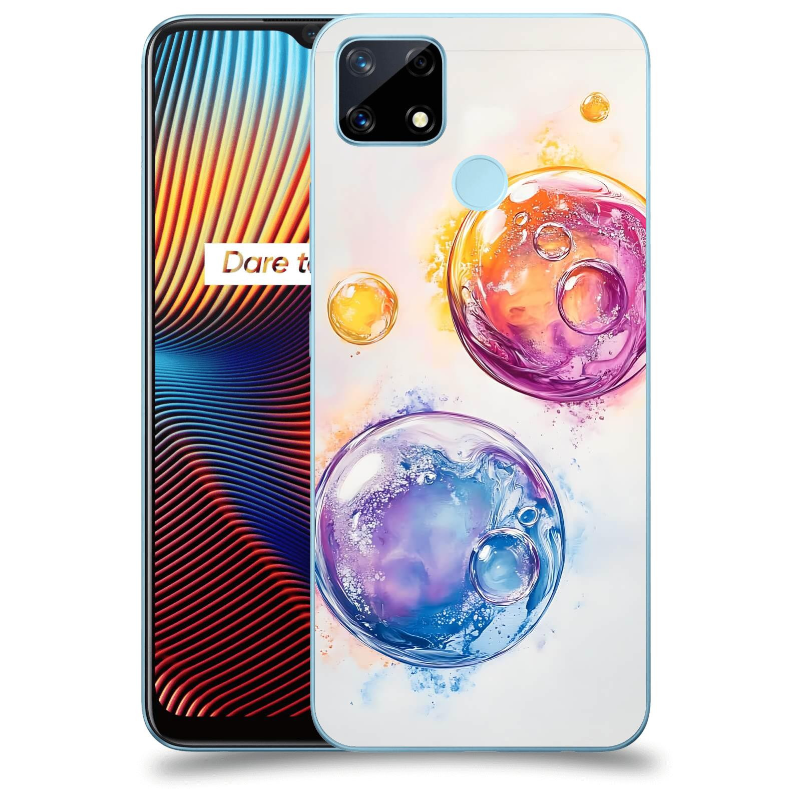 ACOVER Kryt na mobil Realme 7i - Tekutá energie