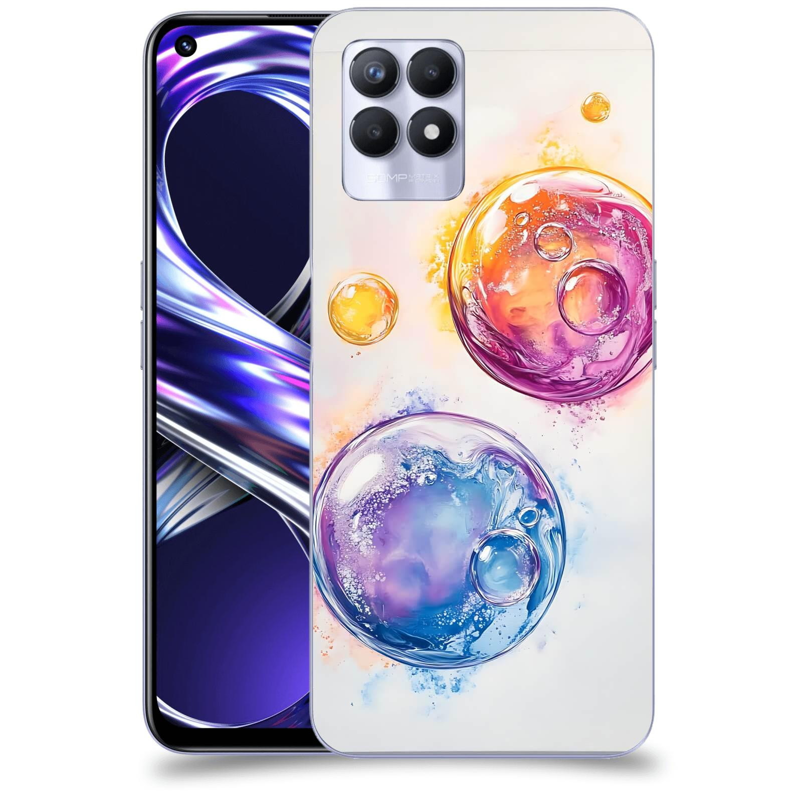 ACOVER Kryt na mobil Realme 8i - Tekutá energie