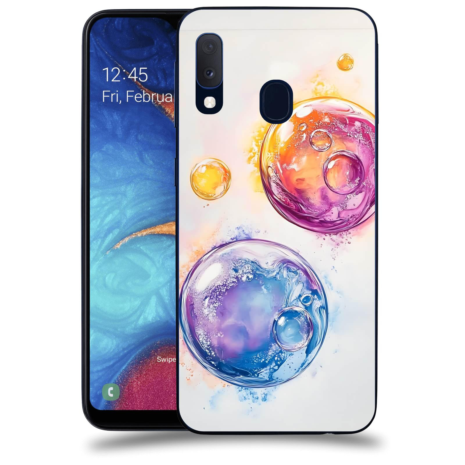 ACOVER Kryt na mobil Samsung Galaxy A20e A202F - Tekutá energie