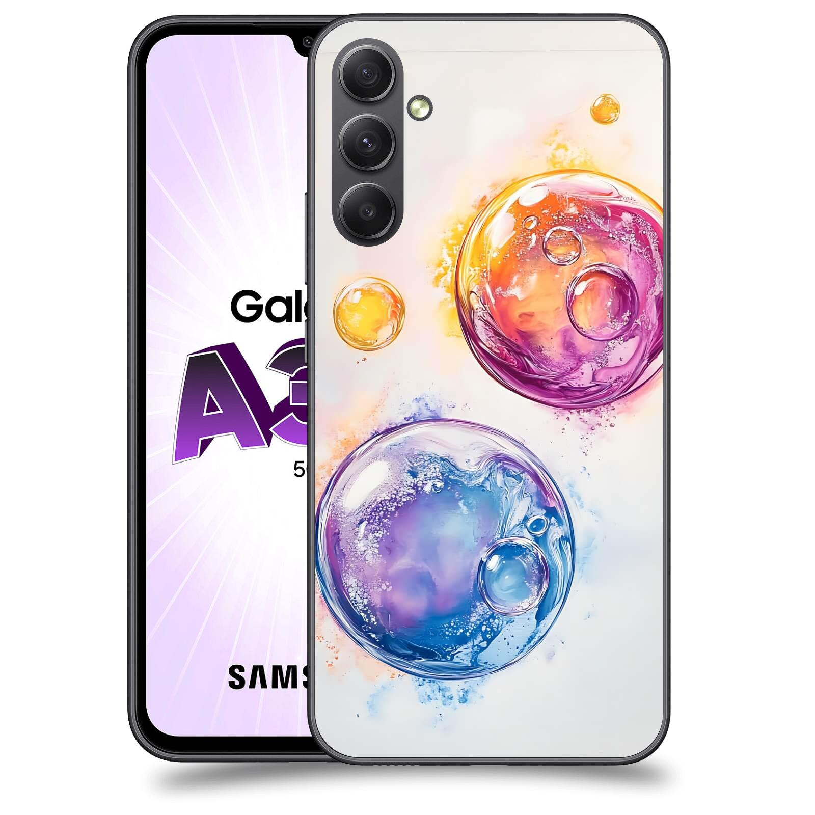 ACOVER Kryt na mobil Samsung Galaxy A34 - Tekutá energie